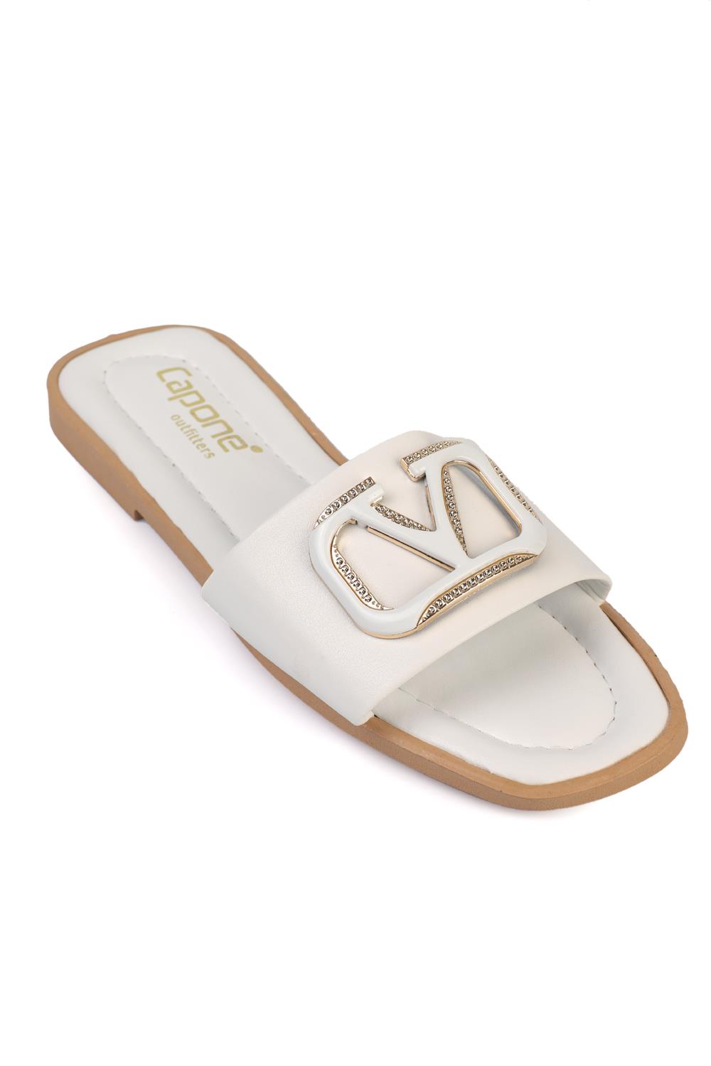 Capone Outfitters SH54 Women White Sandal