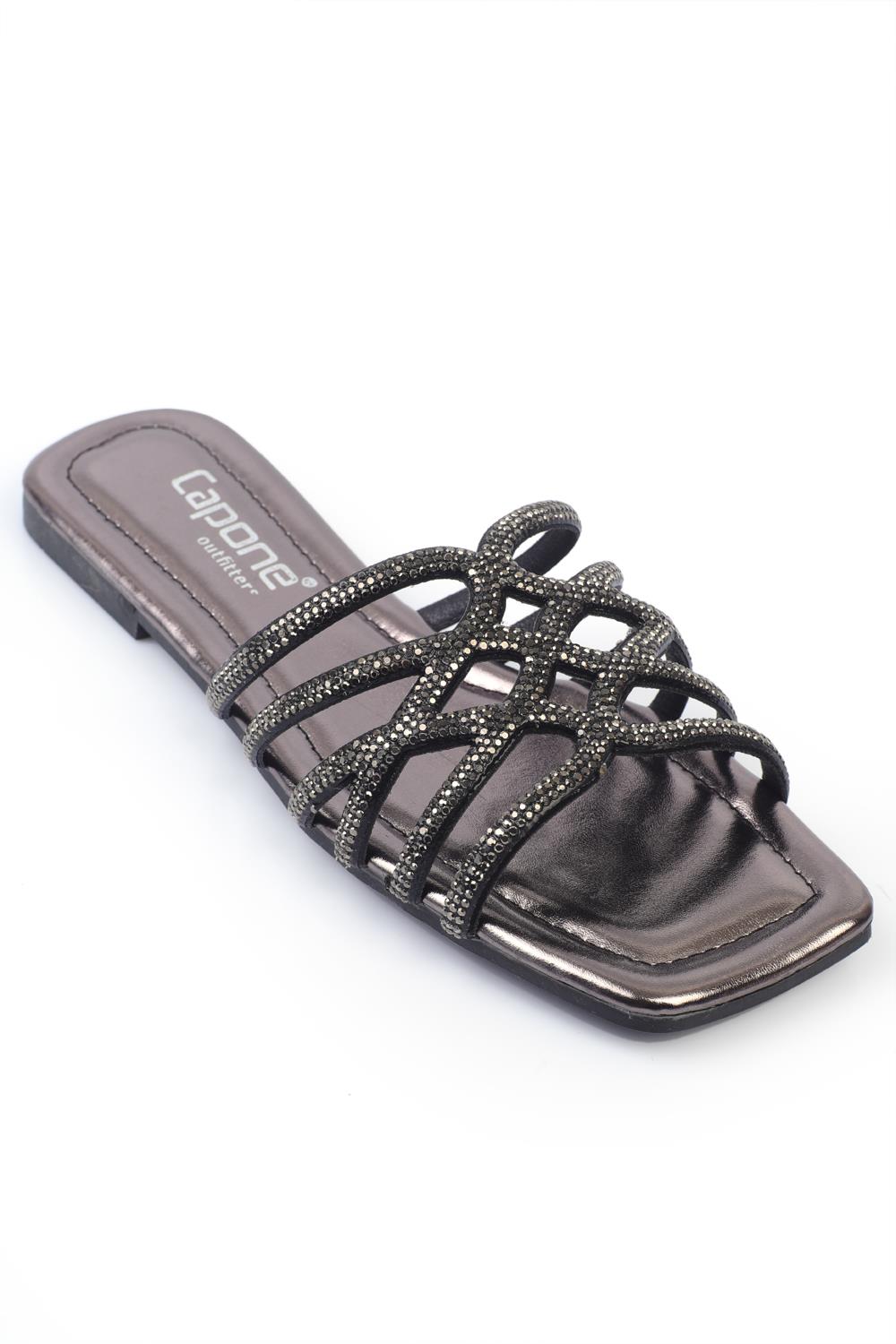 Capone Outfitters SH58 Women Platinum Sandal