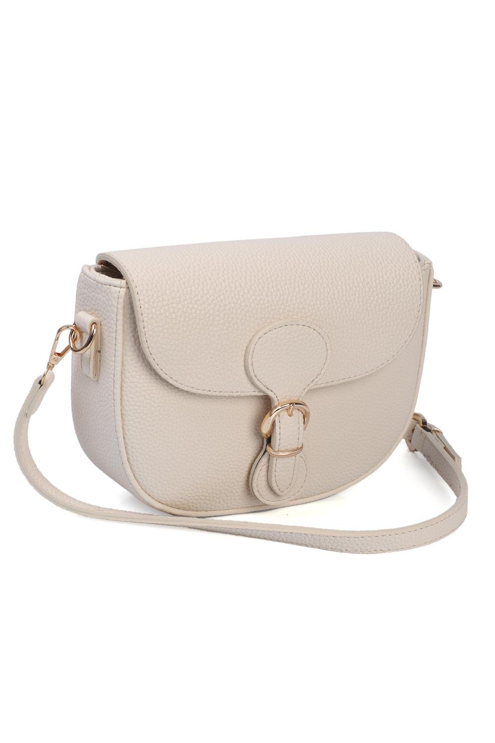 Capone Outfitters VIA01 Women Beige Shoulder Bag