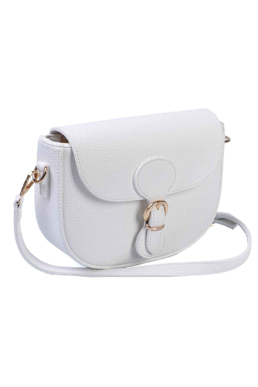 Capone Outfitters VIA01 Women White Shoulder Bag