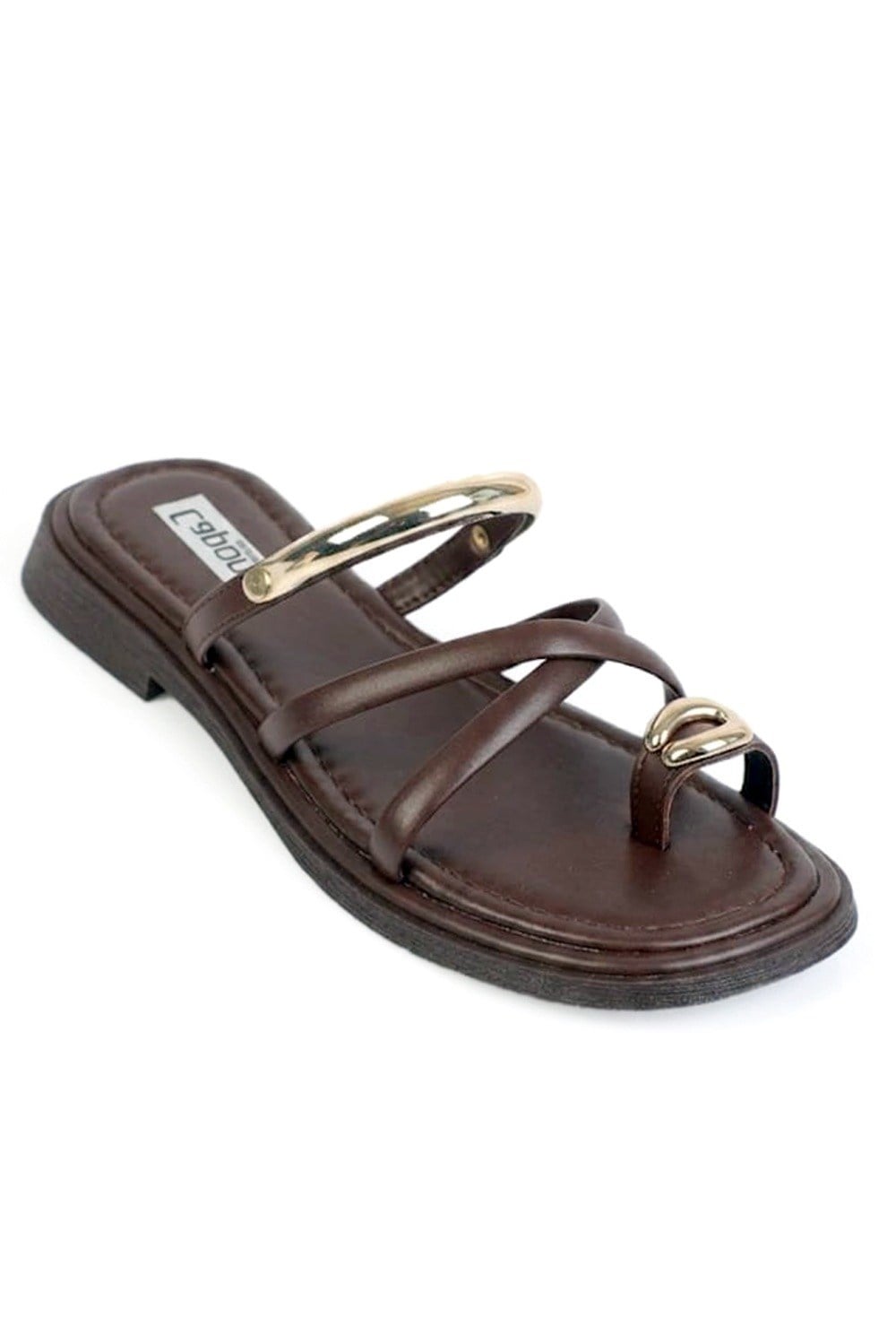 Capone Outfitters Y07 Women Brown Sandal