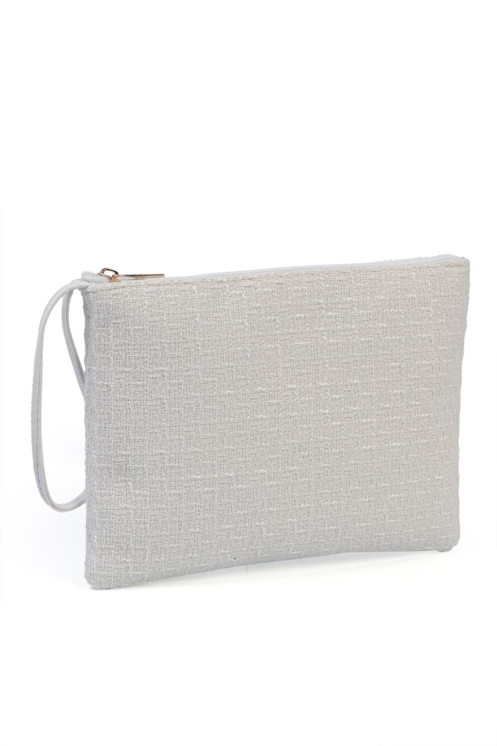 Capone Paris Mini Women Beige Clutch Bag
