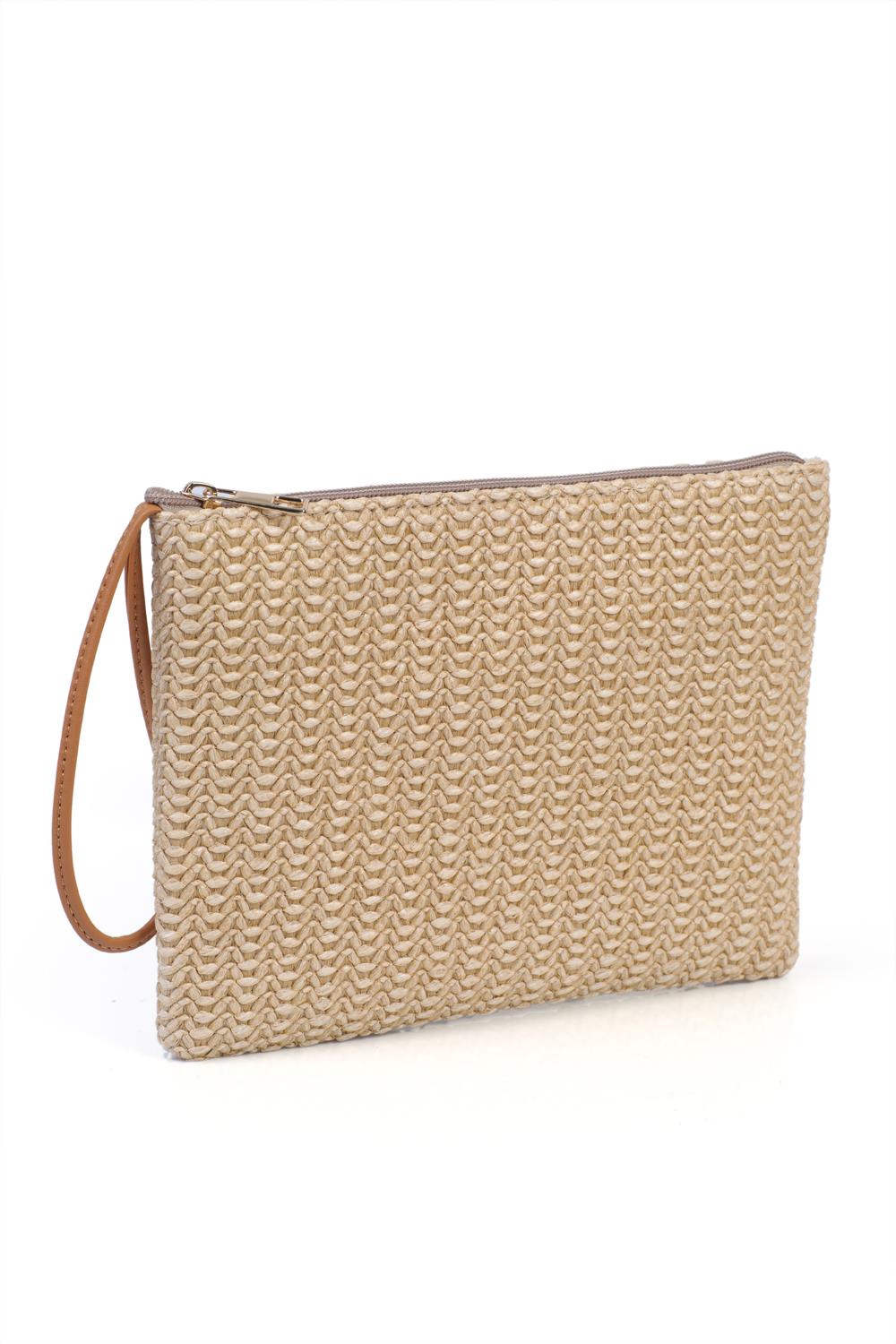Capone Paris Mini Women Beige Clutch Bag