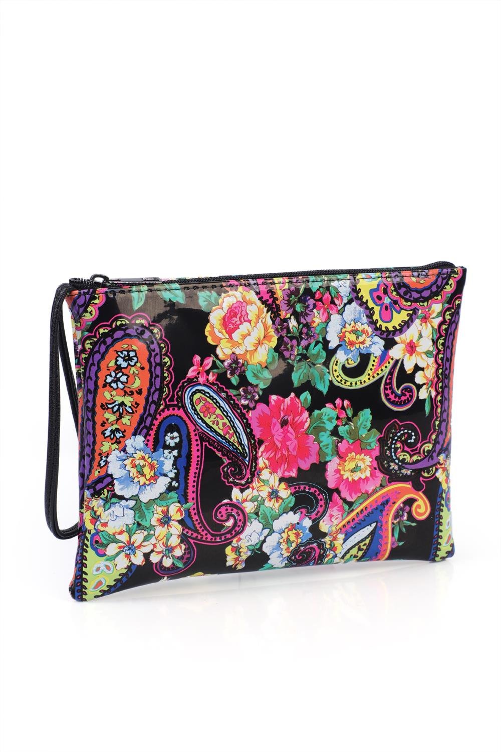 Capone Paris Mini Women Black Clutch Bag