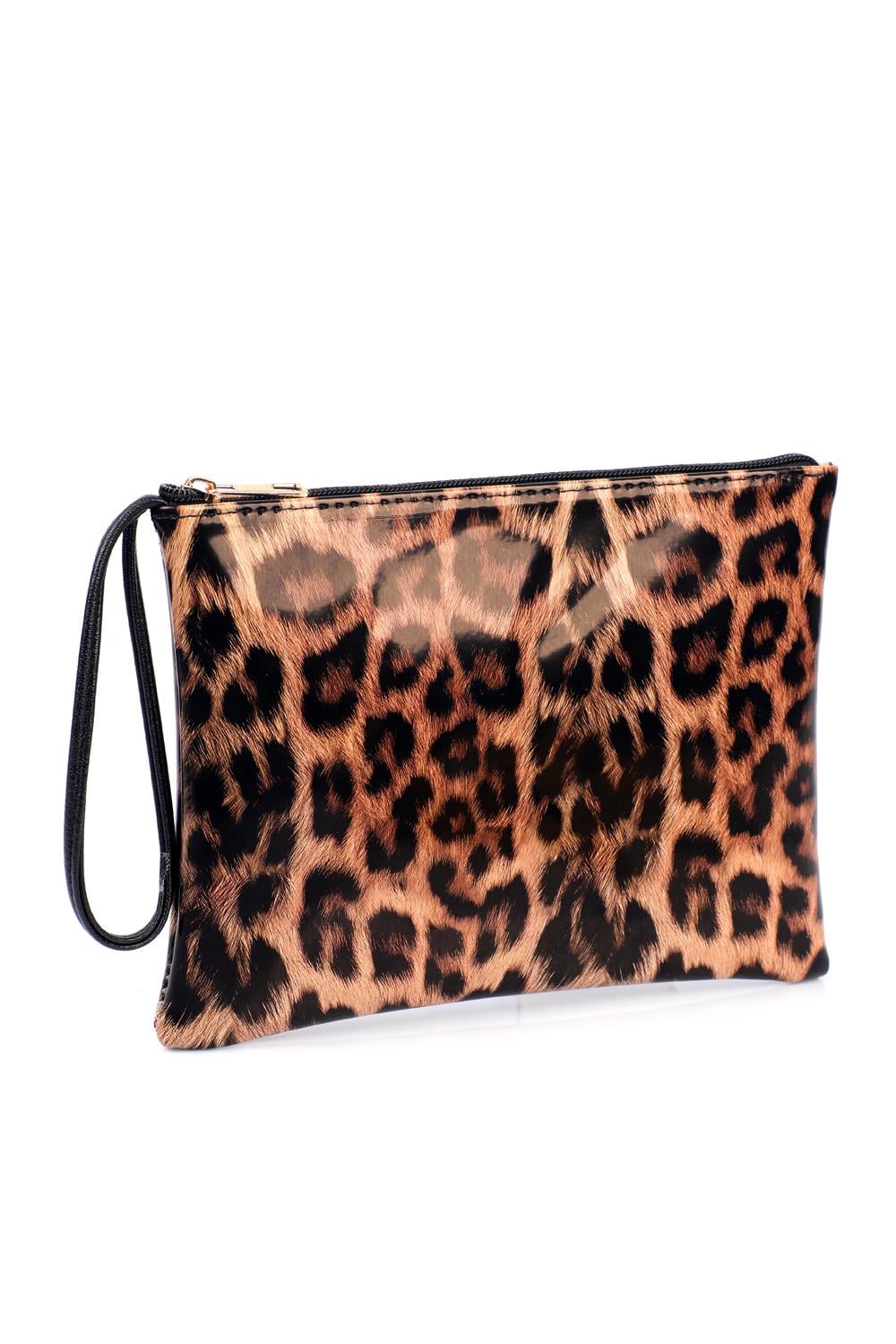 Capone Paris Mini Women Leopard Clutch Bag