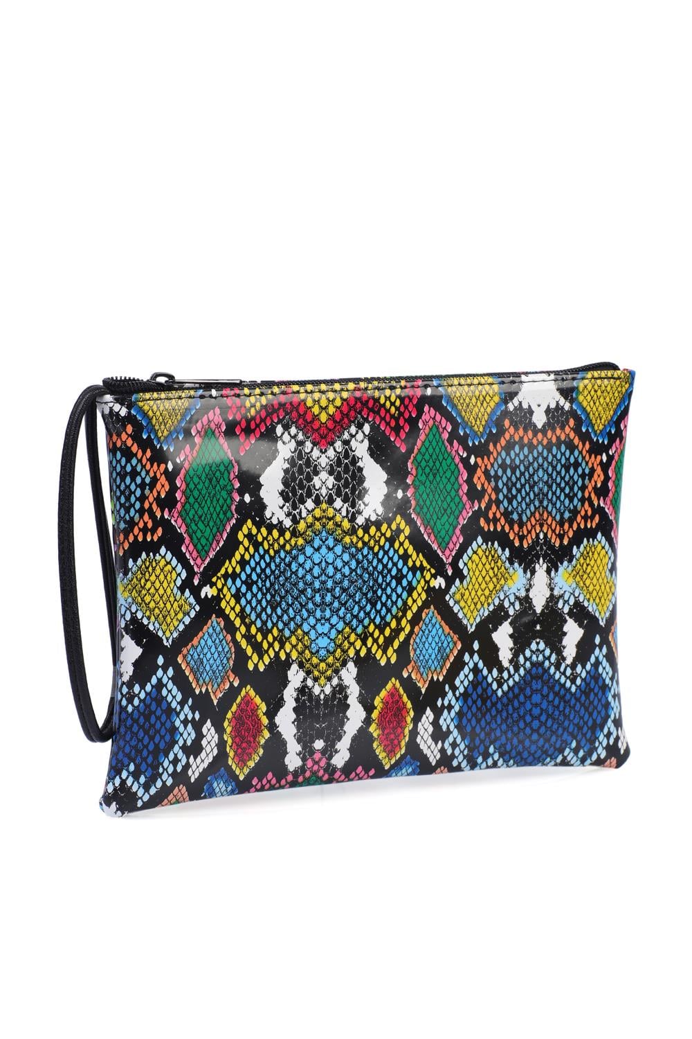Capone Paris Mini Women Multicolored Clutch Bag