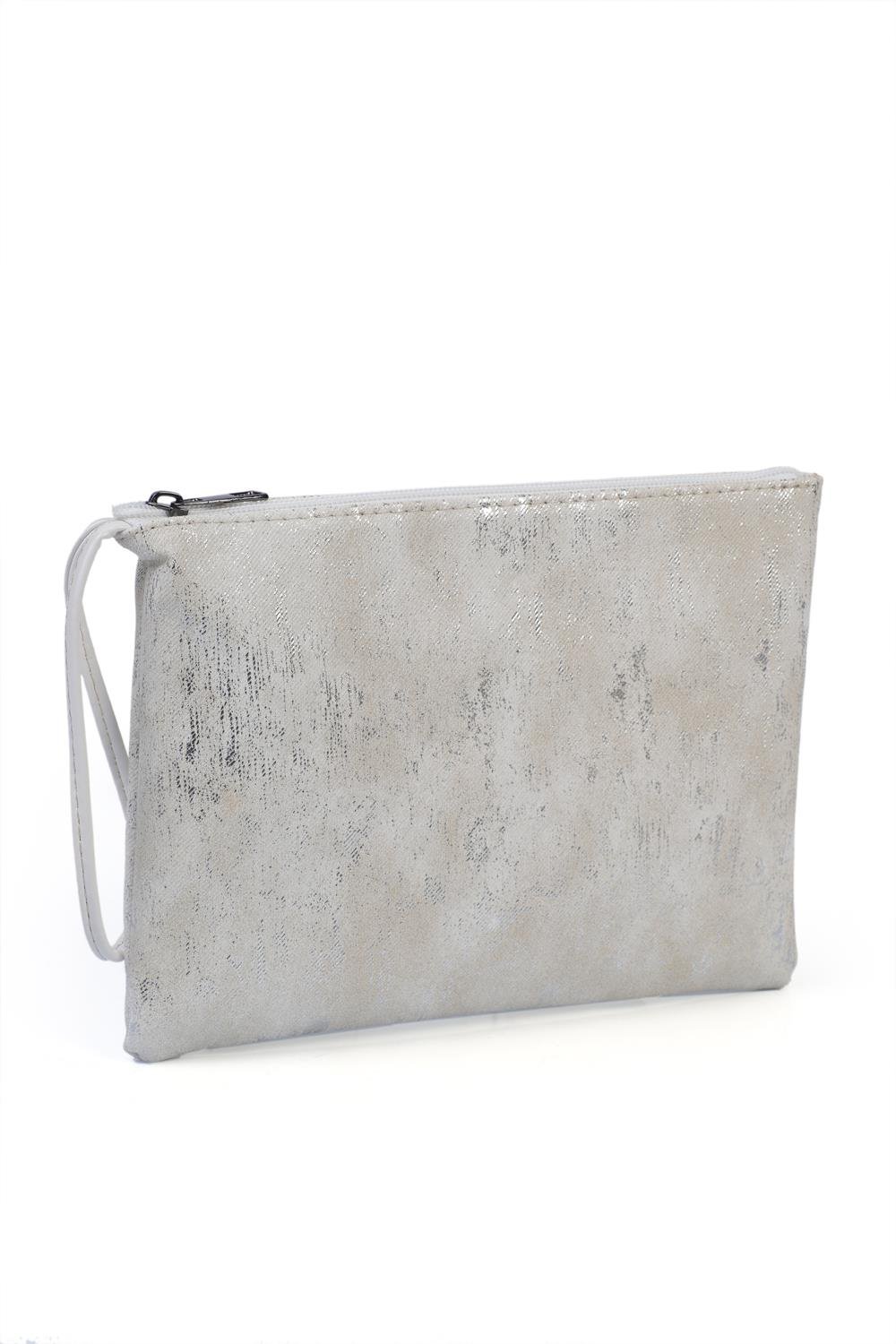 Capone Paris Mini Women White Clutch Bag