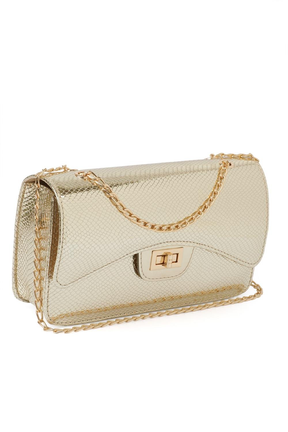 Capone Parma Women Gold Shoulder Bag