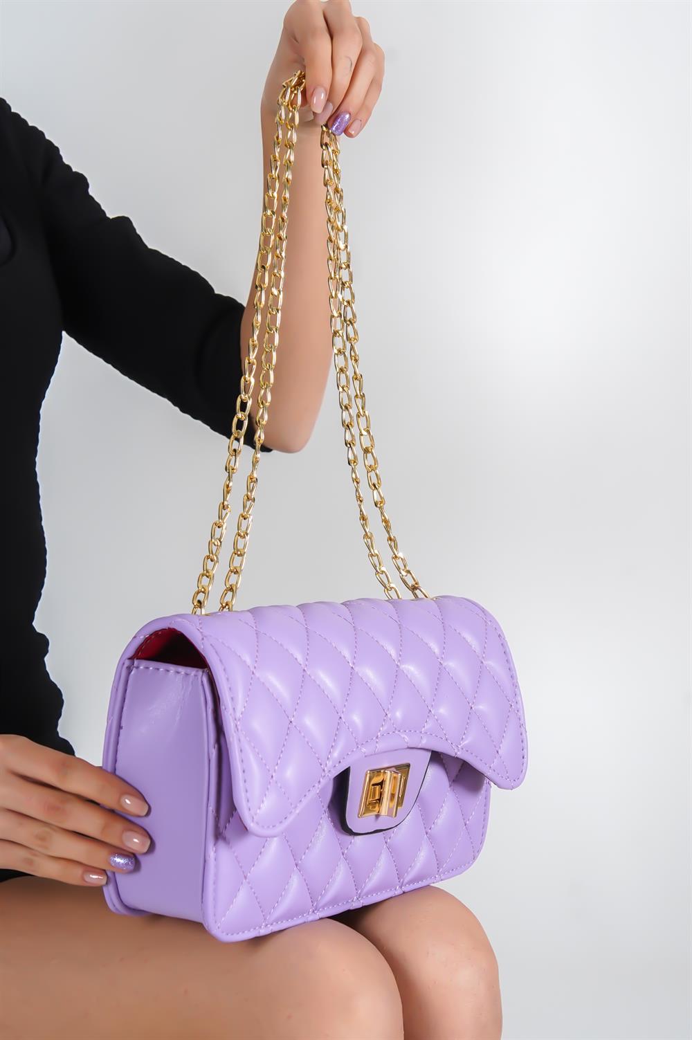 Lilac shoulder bag best sale