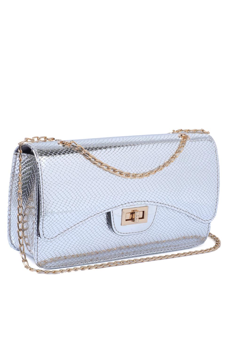 Capone Parma Women Silver Shoulder Bag