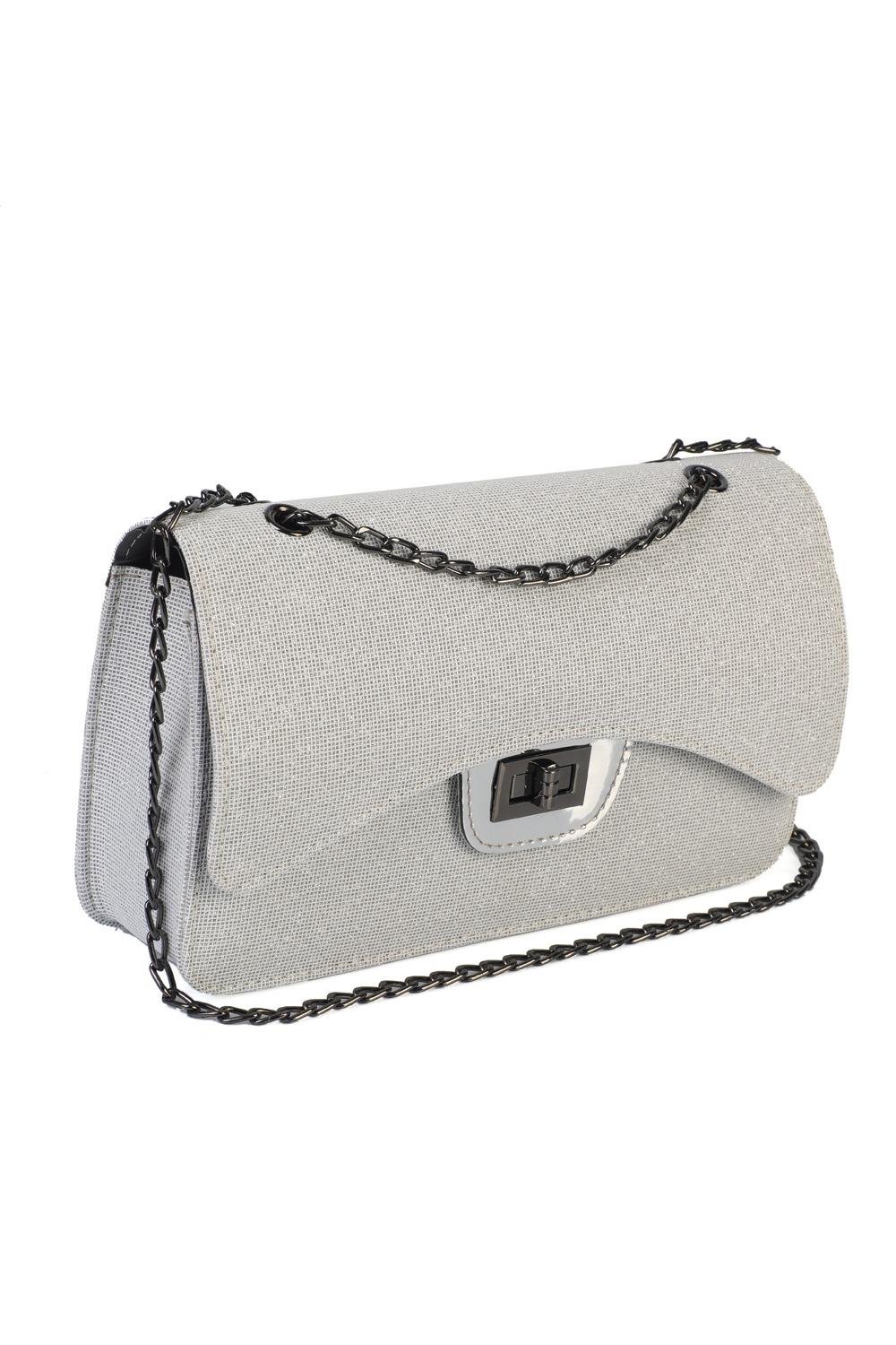 Capone Parma Women Silver Shoulder Bag
