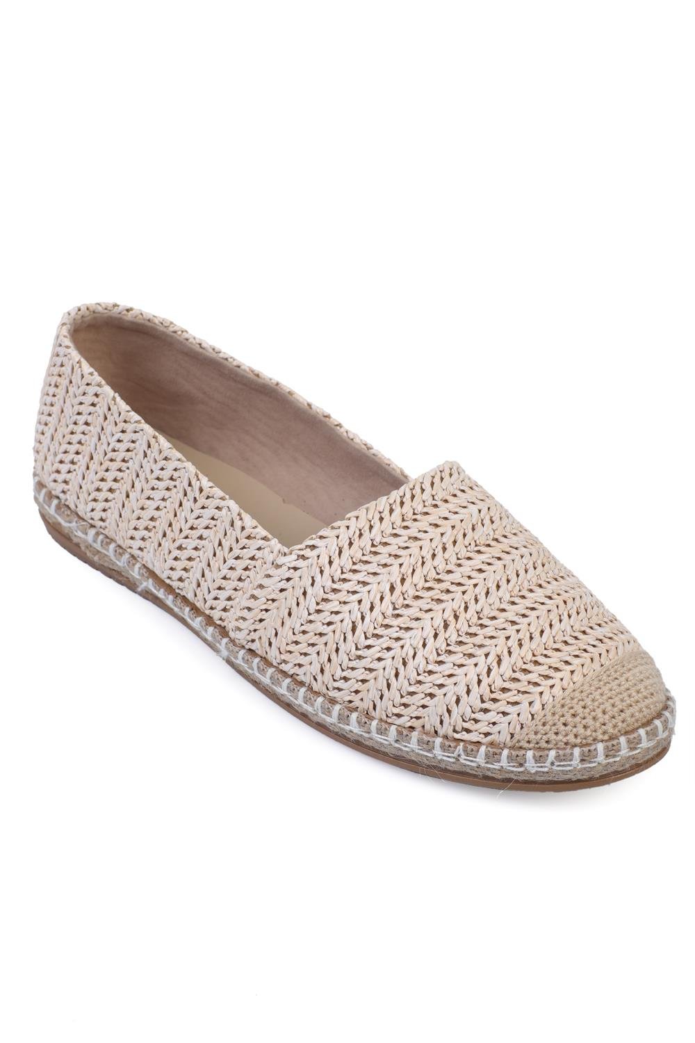 Capone Pasarella 001 Women Cream Espadrille