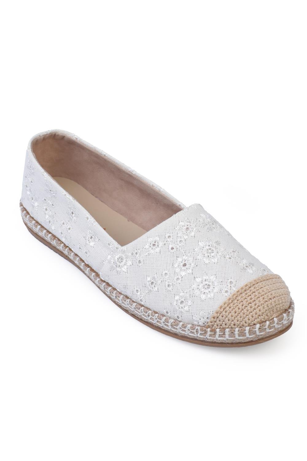 Capone Pasarella 001 Women White Espadrille