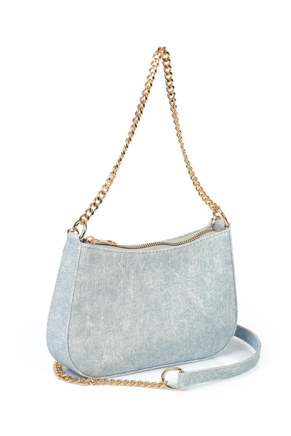Capone Pedaso Women Light Blue Shoulder Bag
