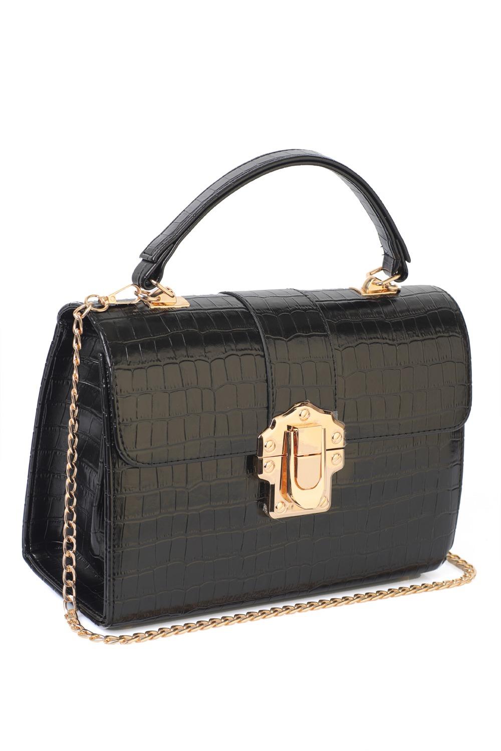 Capone Prag Women Black Handbag