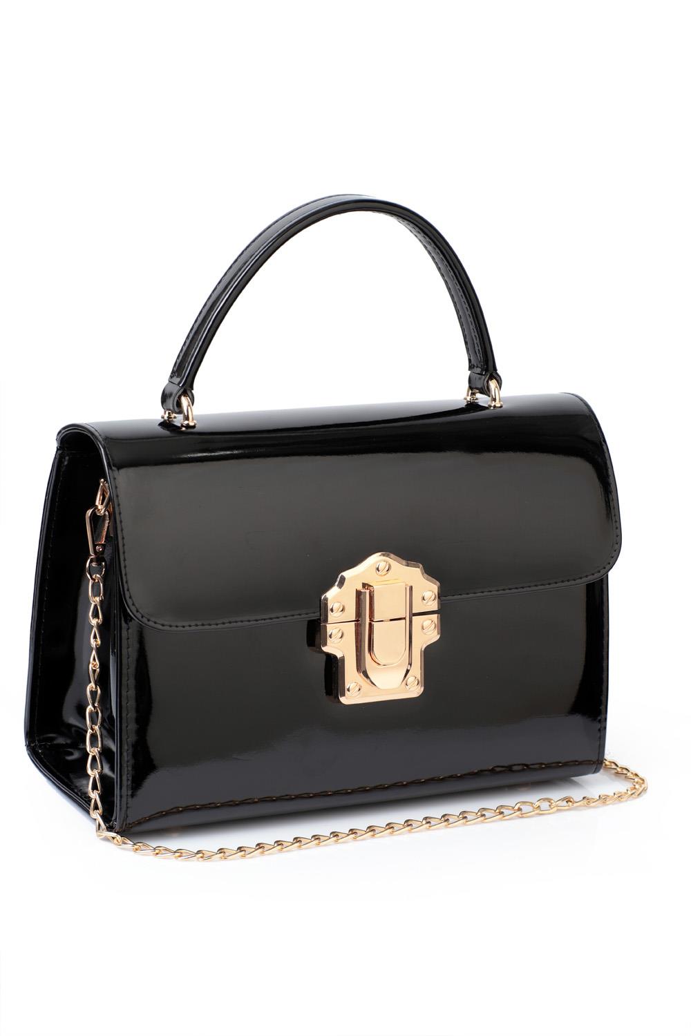 Capone Prag Women Black Handbag