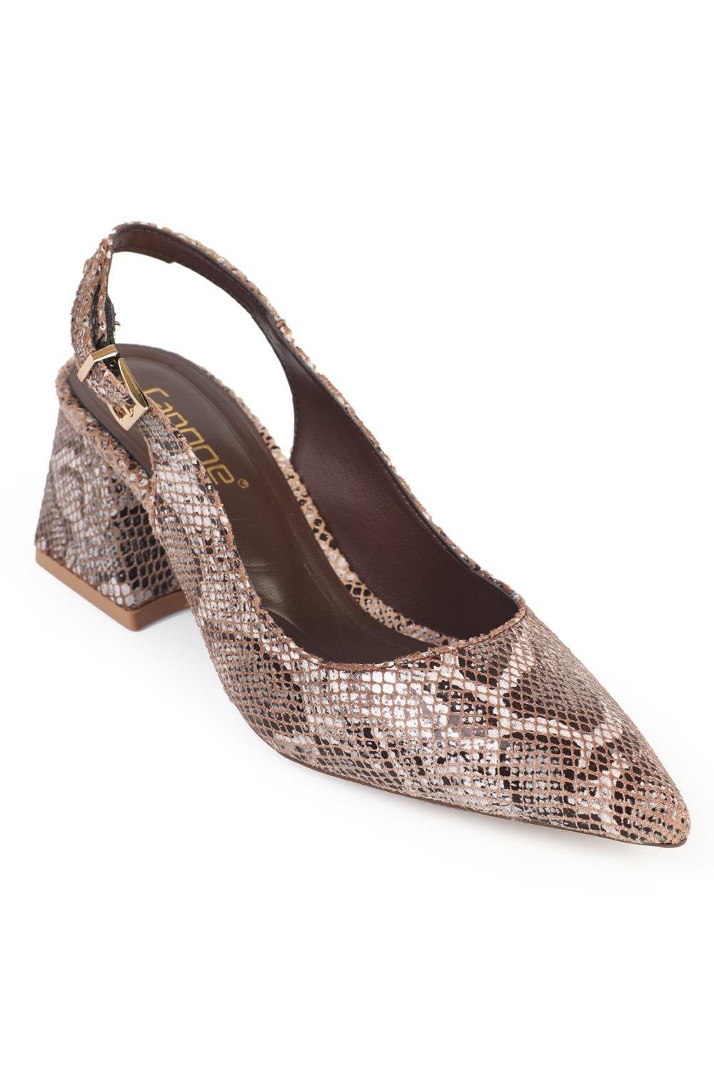 Capone Ruby Soft Padded Insole Women  Heeled Shoes