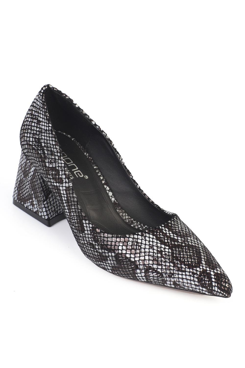 Capone Sabrina Mid Heel Soft Padded Insole Women  Shoes