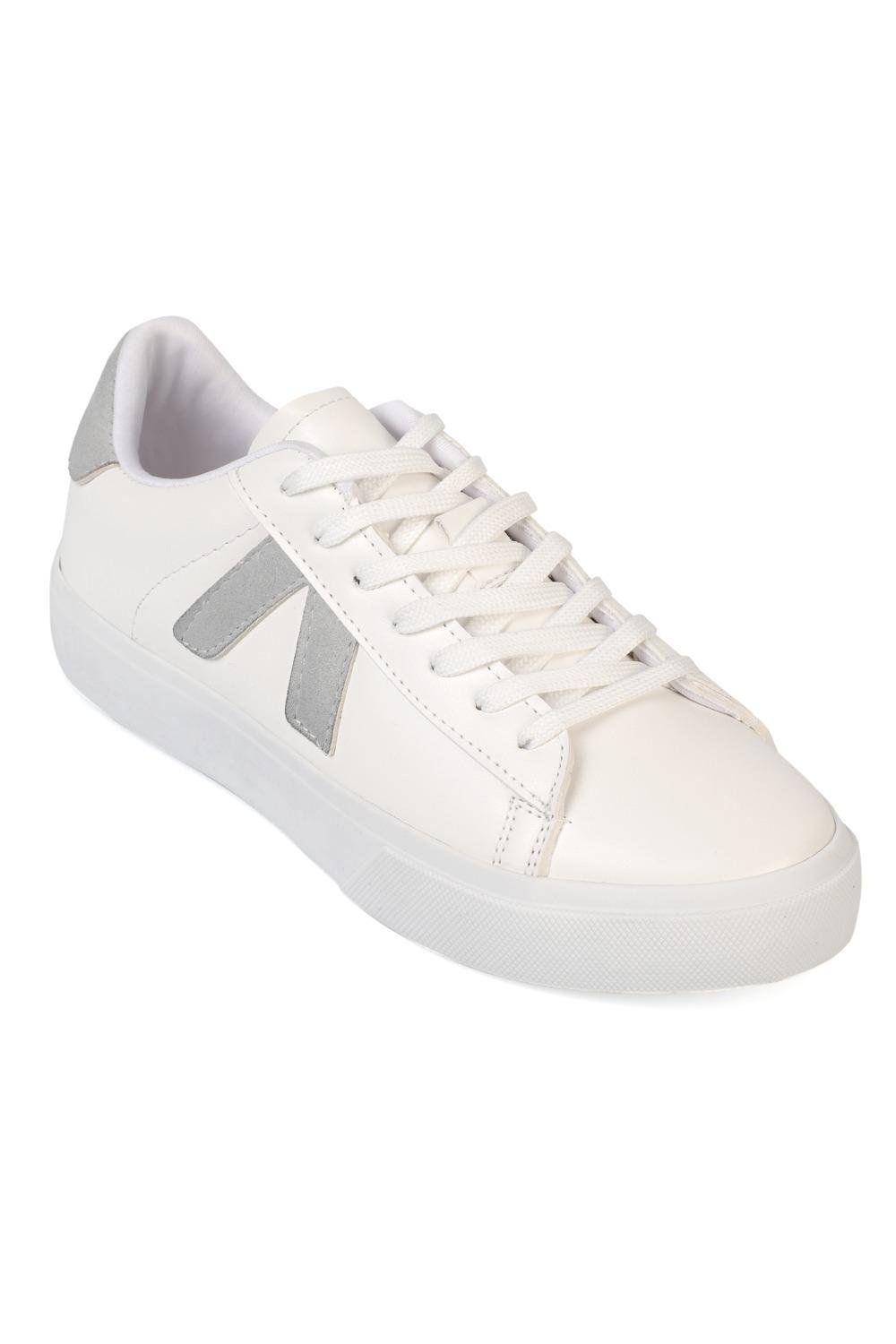 Capone Sandra V Detail Lace Up Casual Sport Women  Sneaker
