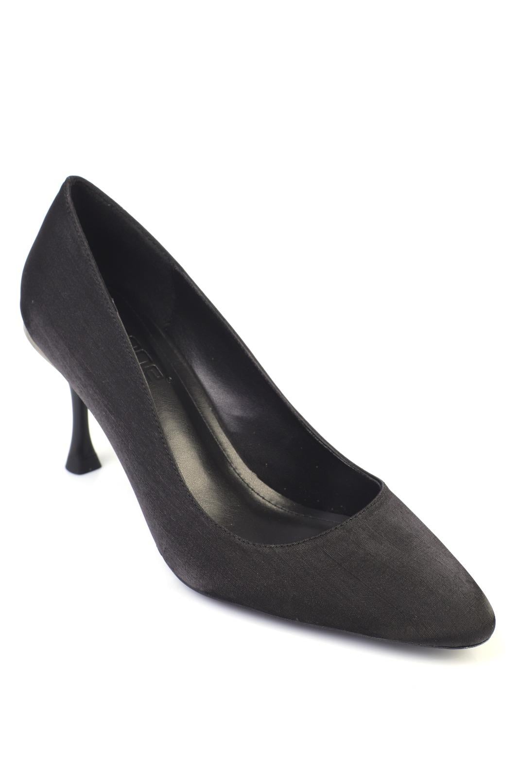 Capone Satin Women Black Stiletto