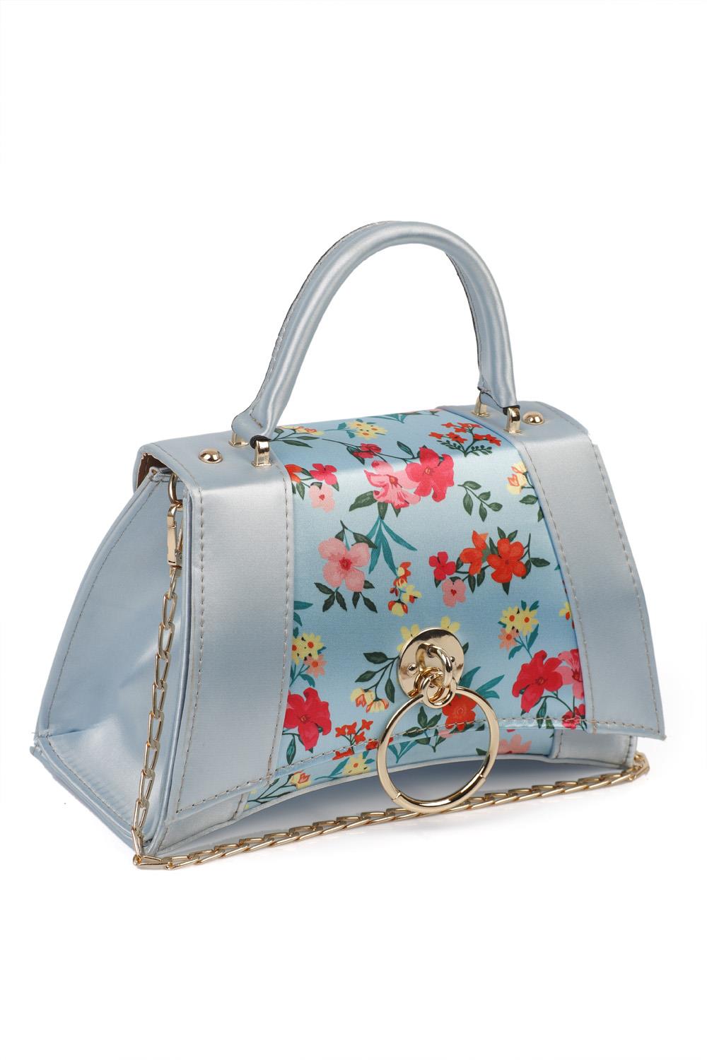 Capone Savonita Special Women Baby Blue Handbag