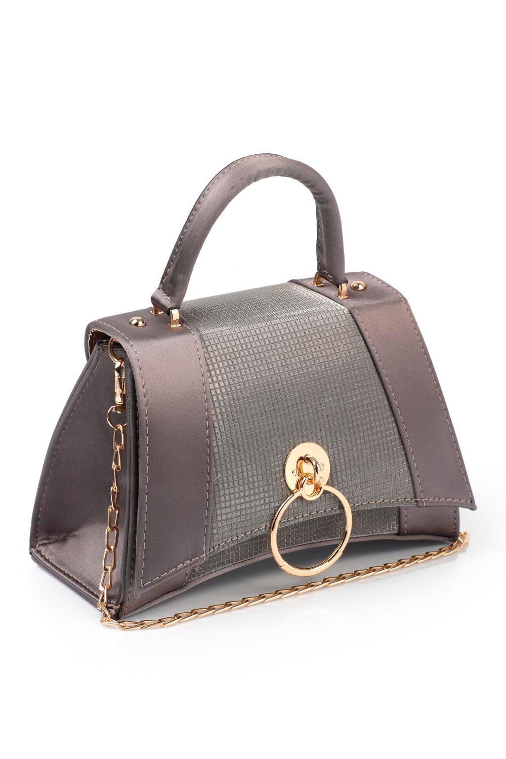 Capone Savonita Special Women Platinum Handbag