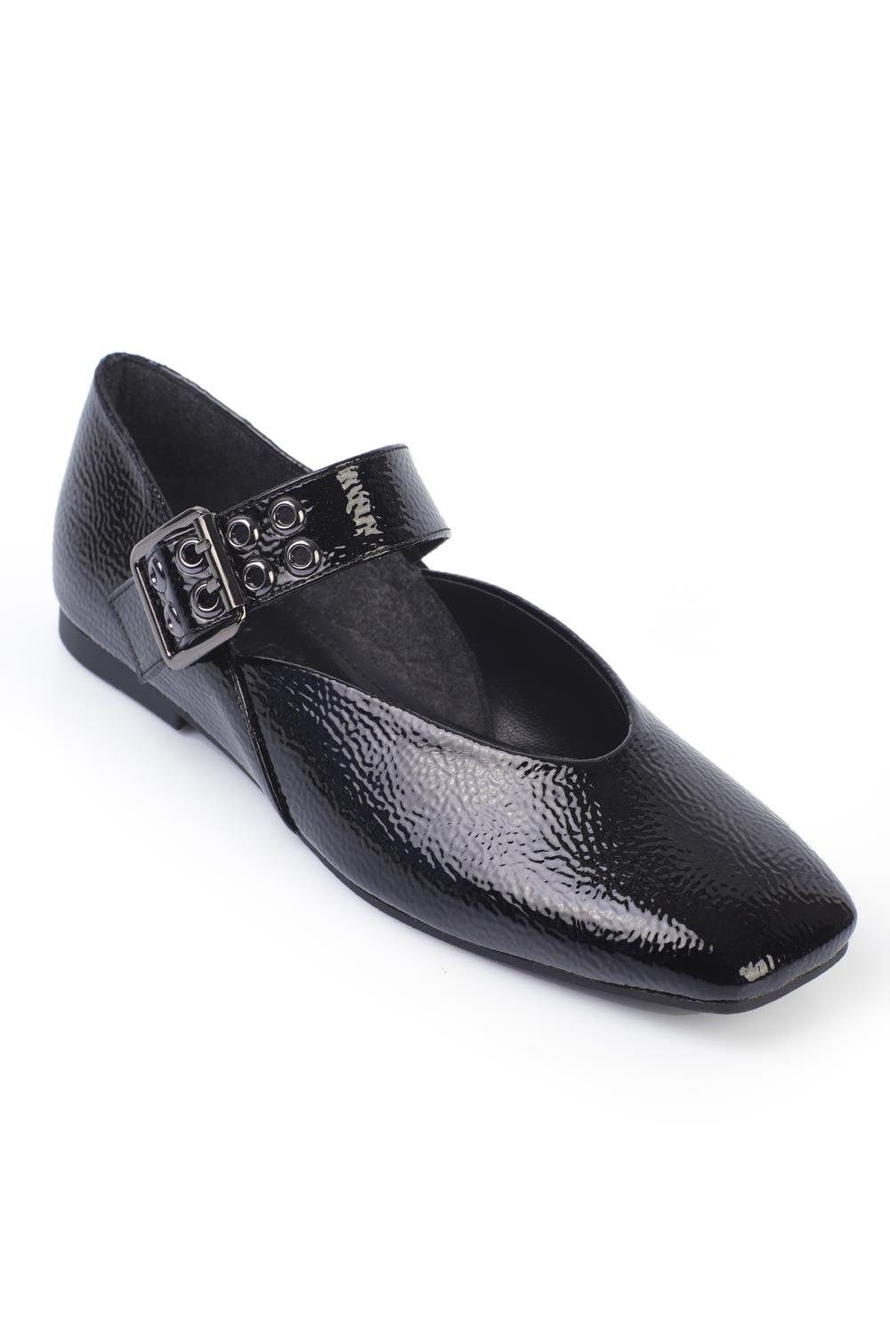 Capone Single Strap Belted Women  Ballerinas