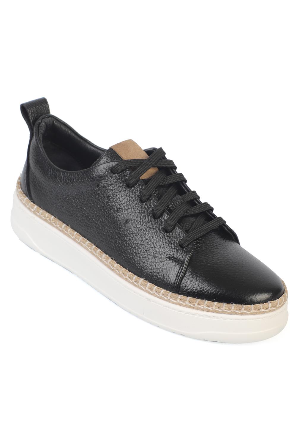 Capone Skippy Genuine Leather Suede Lace-Up Genuine Leather Lined Men Sneaker