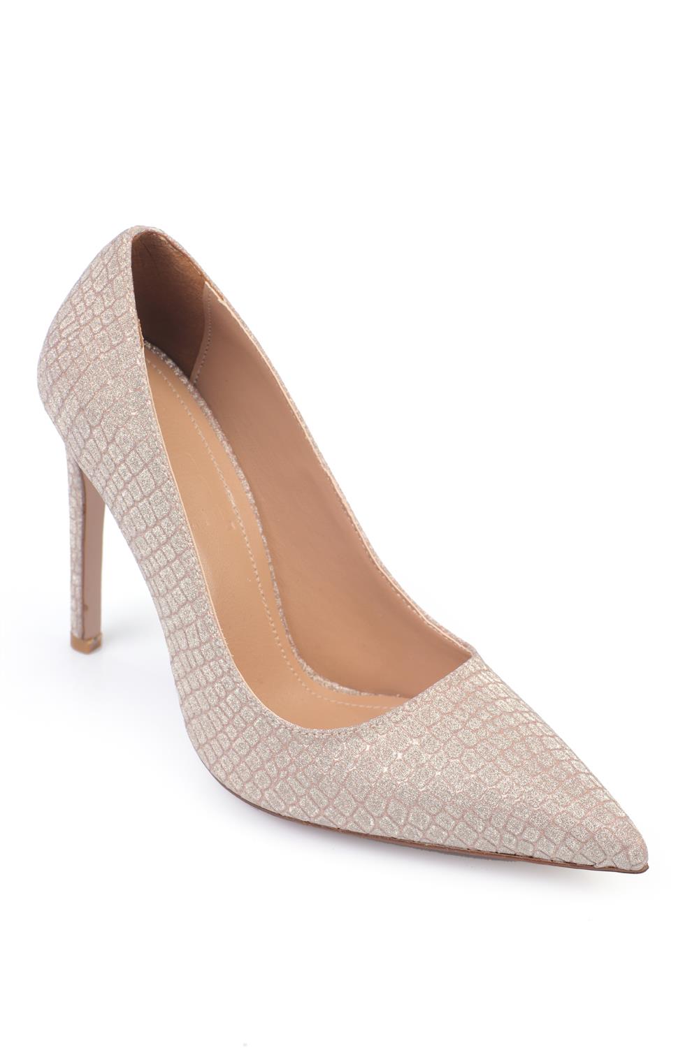 Capone Slingback Mid Heel Soft Padded Insole Women Rose Shoes