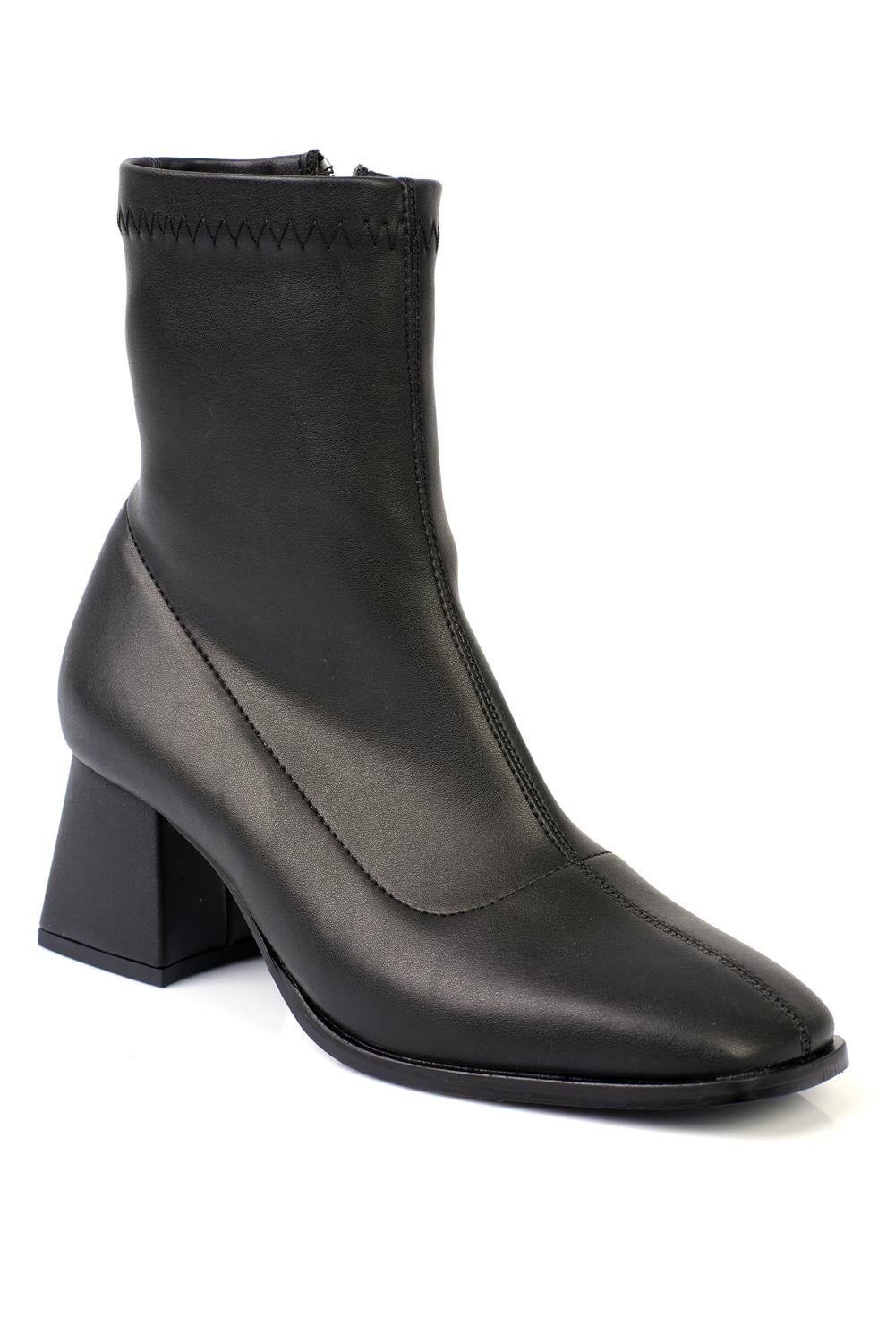 Capone Stretch Ankle Mid Heel Women  Boots