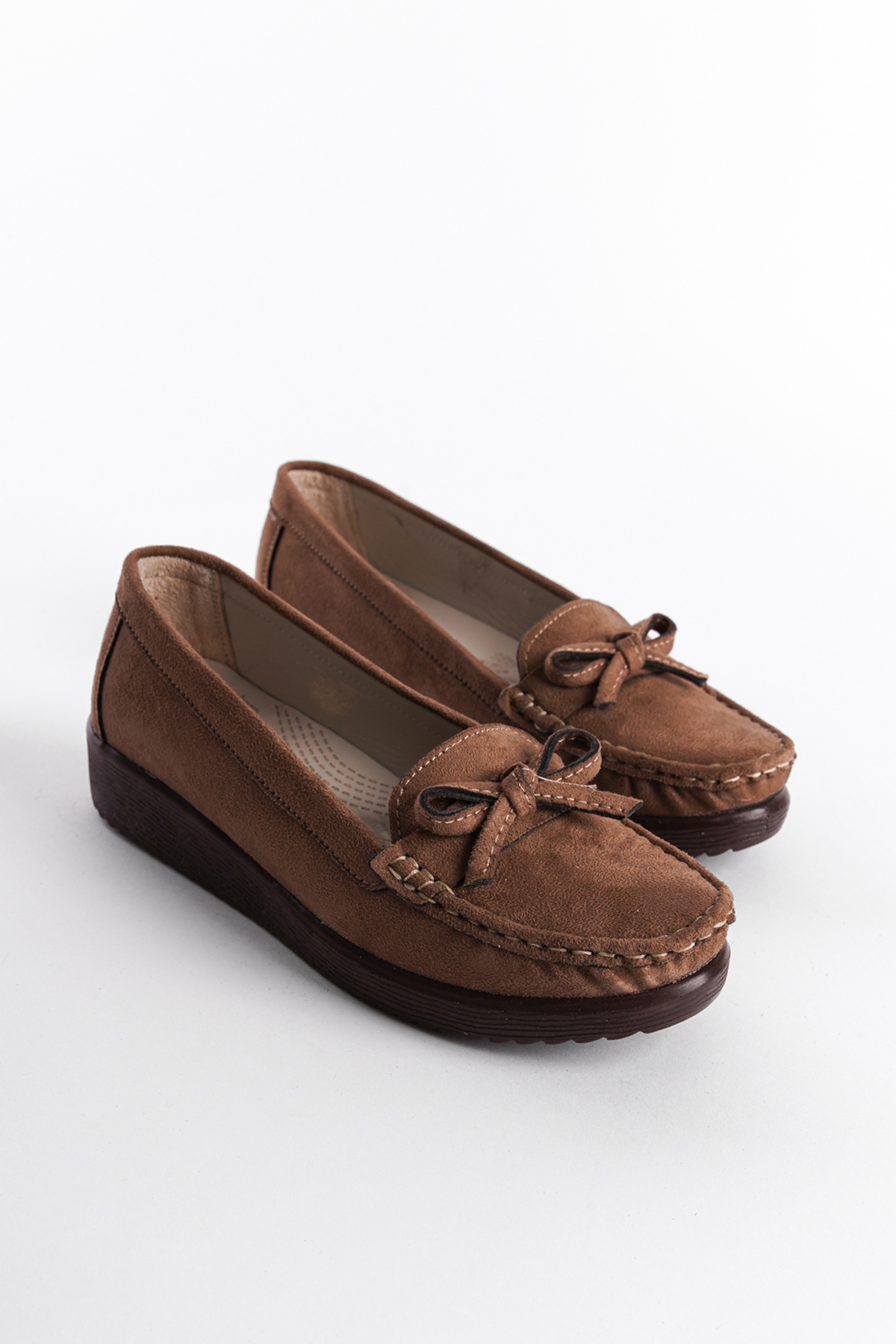 Capone Tasseled Comfort Women Mink Loafer