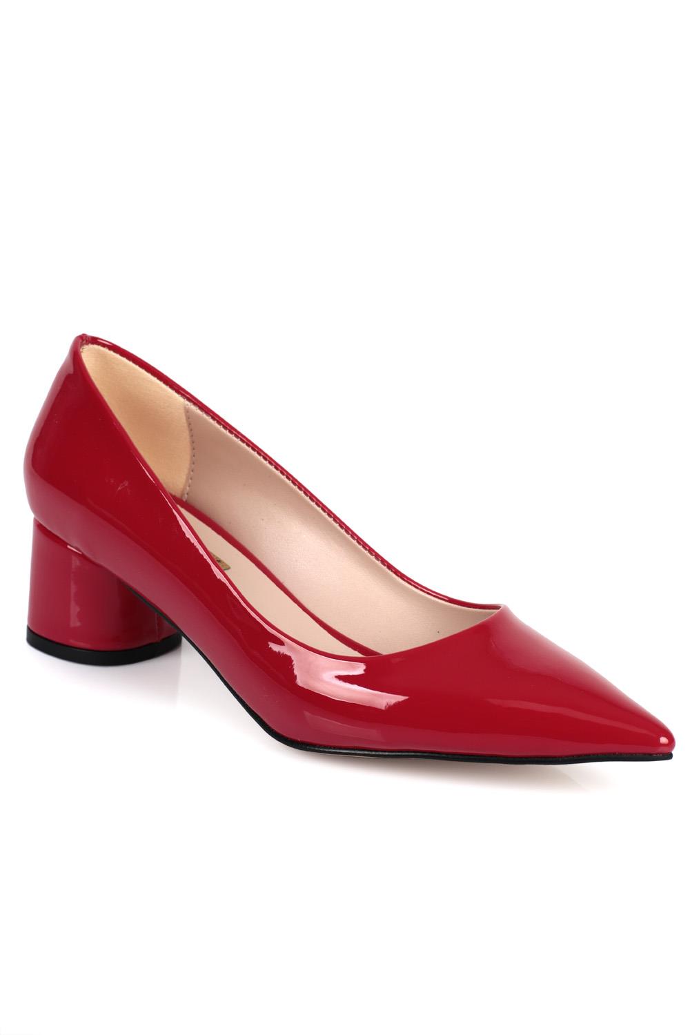 Capone Tina Mid Heel Women Red Shoes