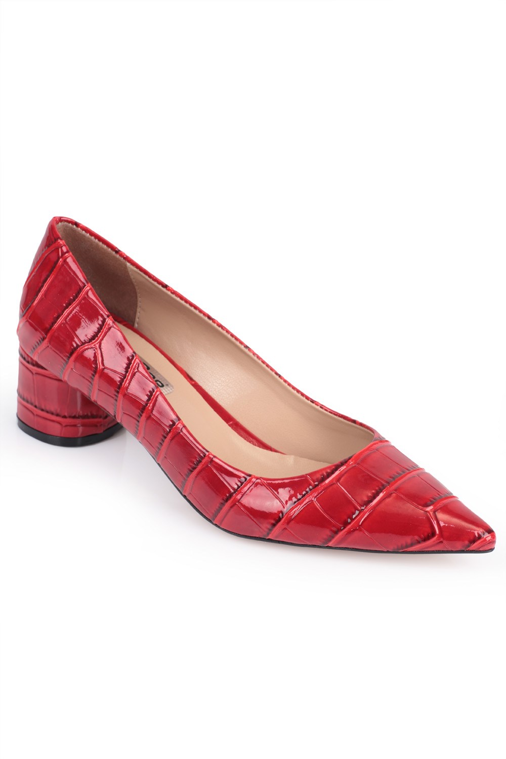 Capone Tina Mid Heel Women Red Shoes