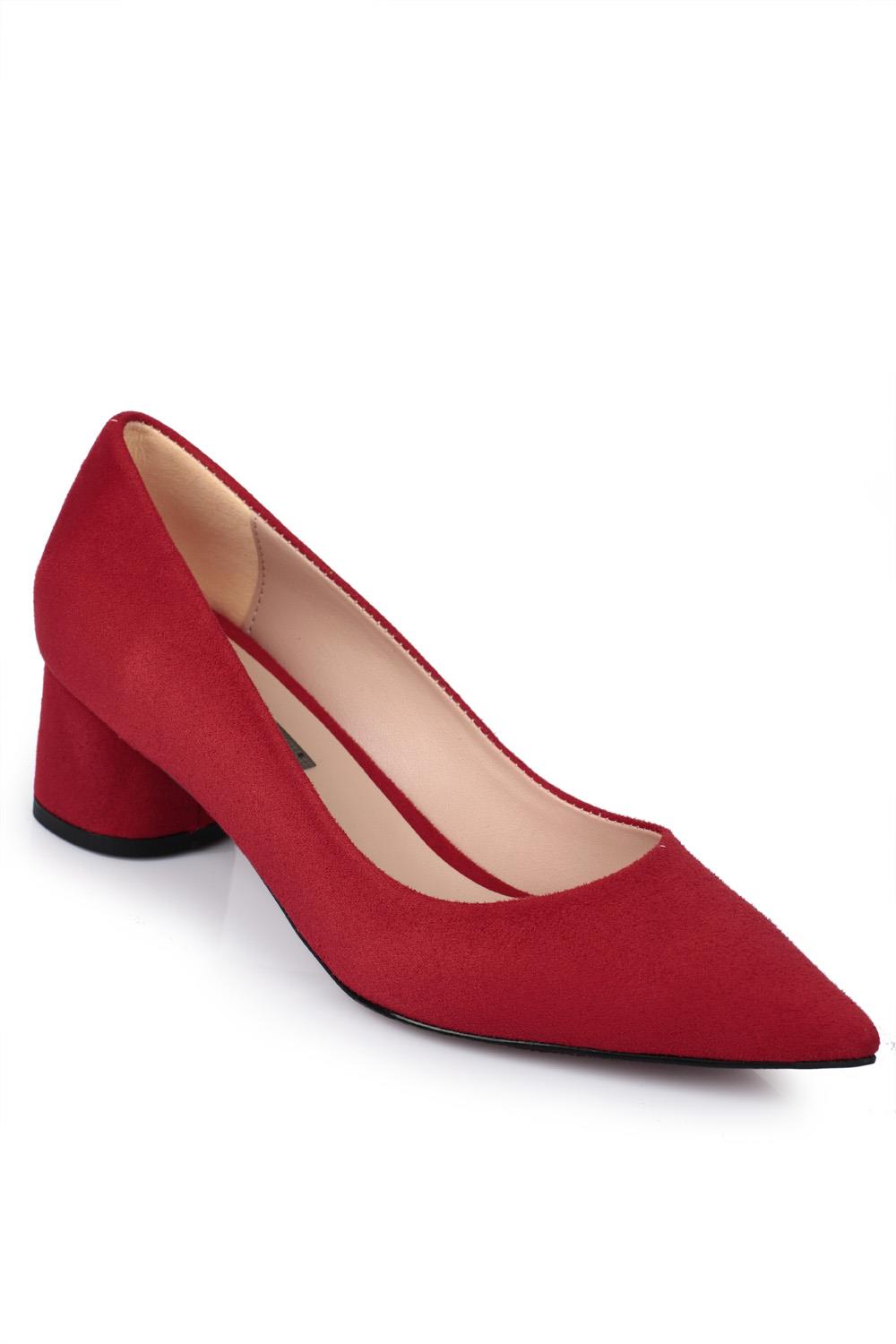 Capone Tina Mid Heel Women Red Shoes