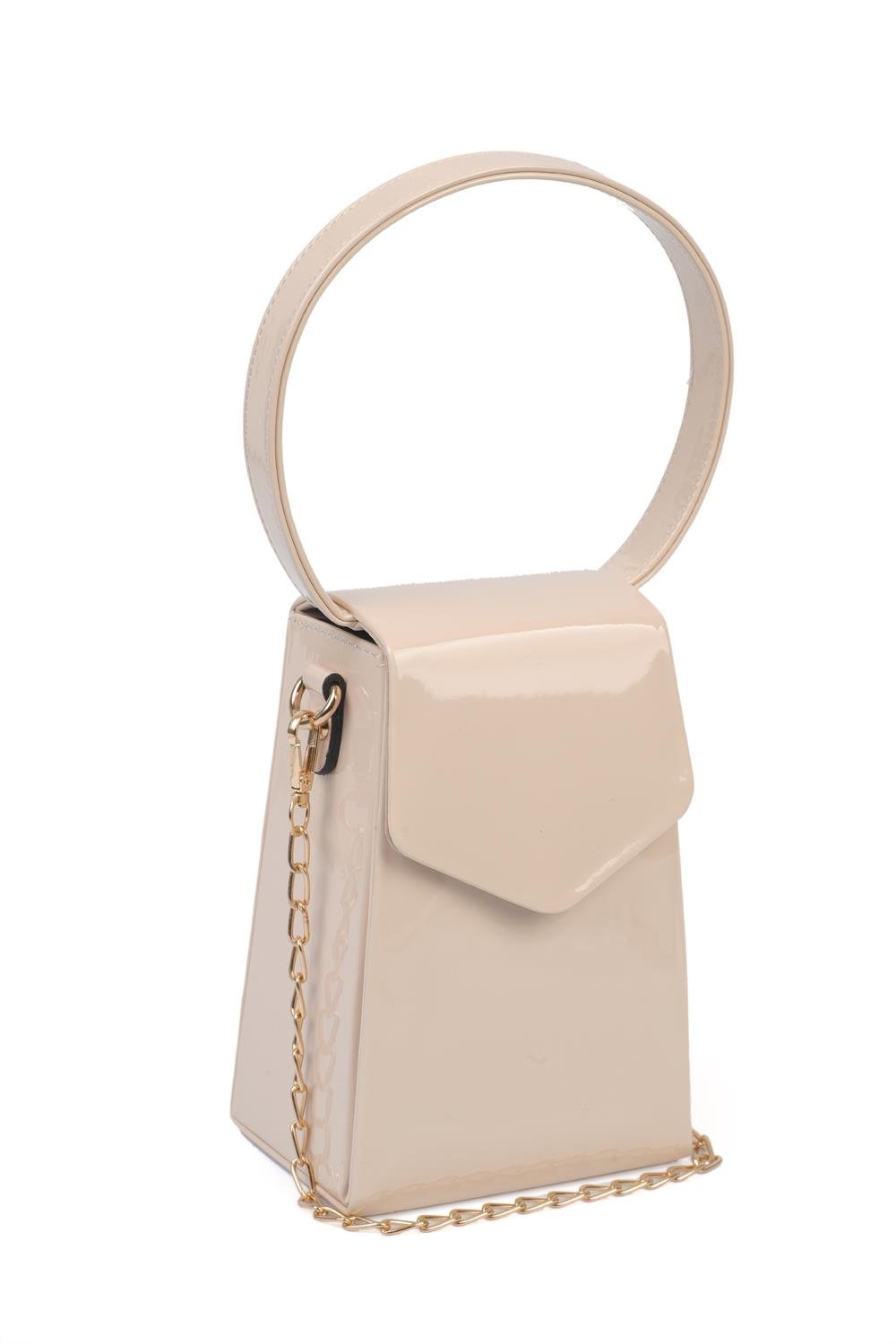 Capone Tokyo Women Beige Handbag
