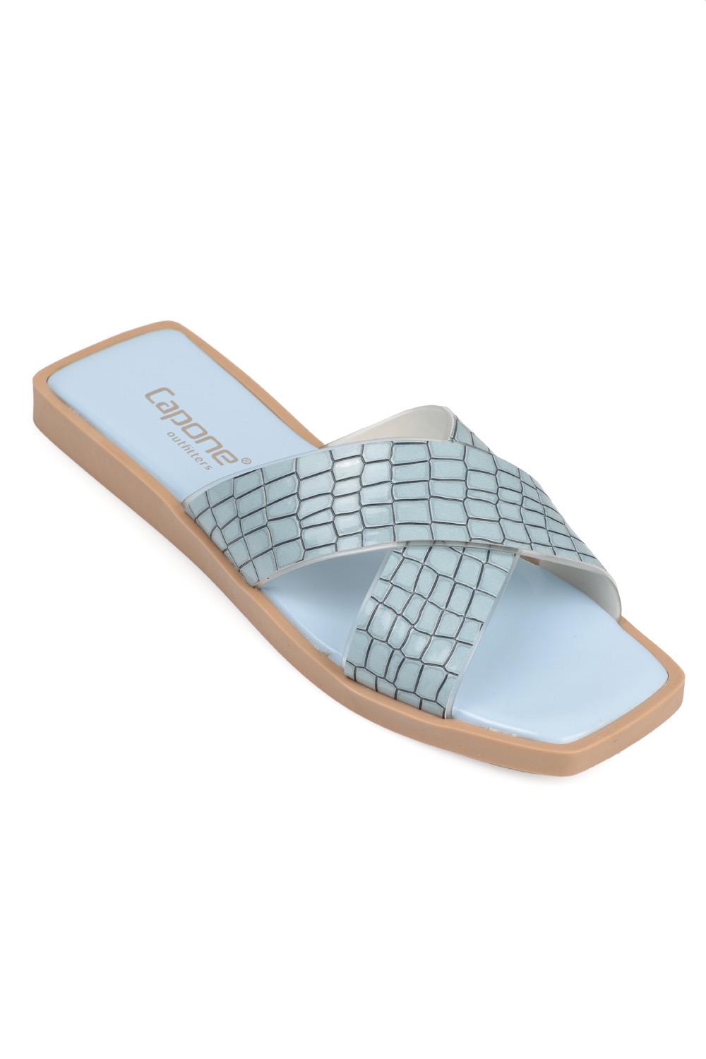 Capone Outfitters 22011 Women Blue Sandal caponeoutfitters