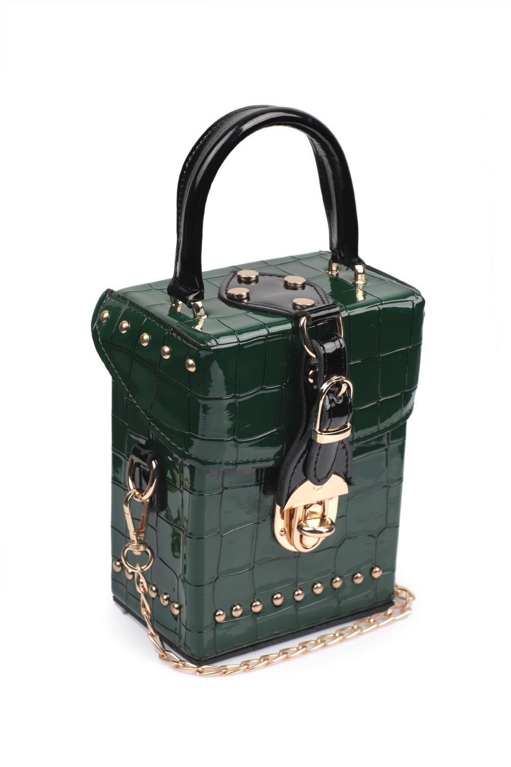 Capone Venezia Women Dark Green Handbag