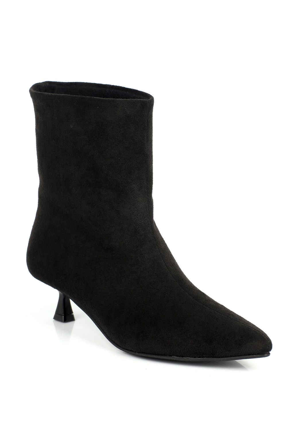Capone Viola Pointed Toe Pull-On Women Sued Black Boot