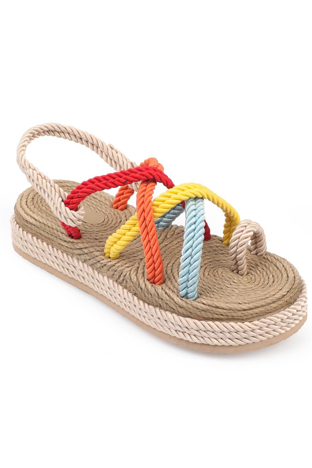 Capone Wedge Heel Rope Woman Sandals