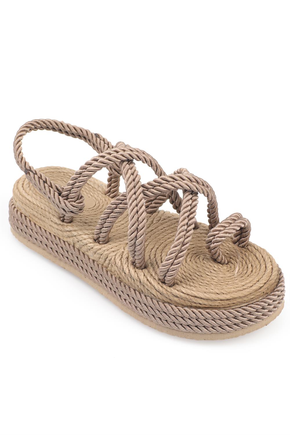 Capone Wedge Heel Rope Woman Sandals