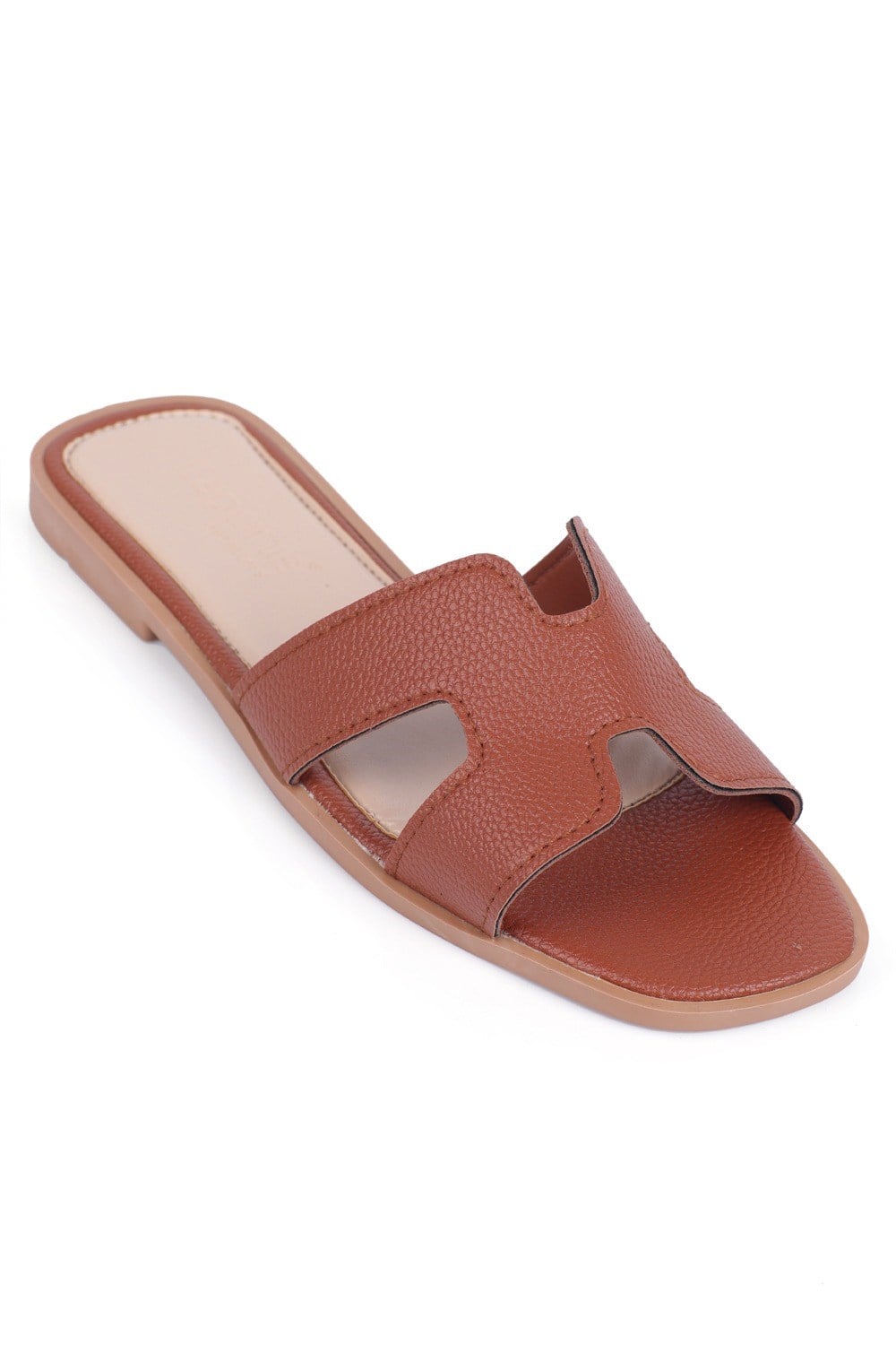 Capone Wilie Women Tans Short Heeled Slippers