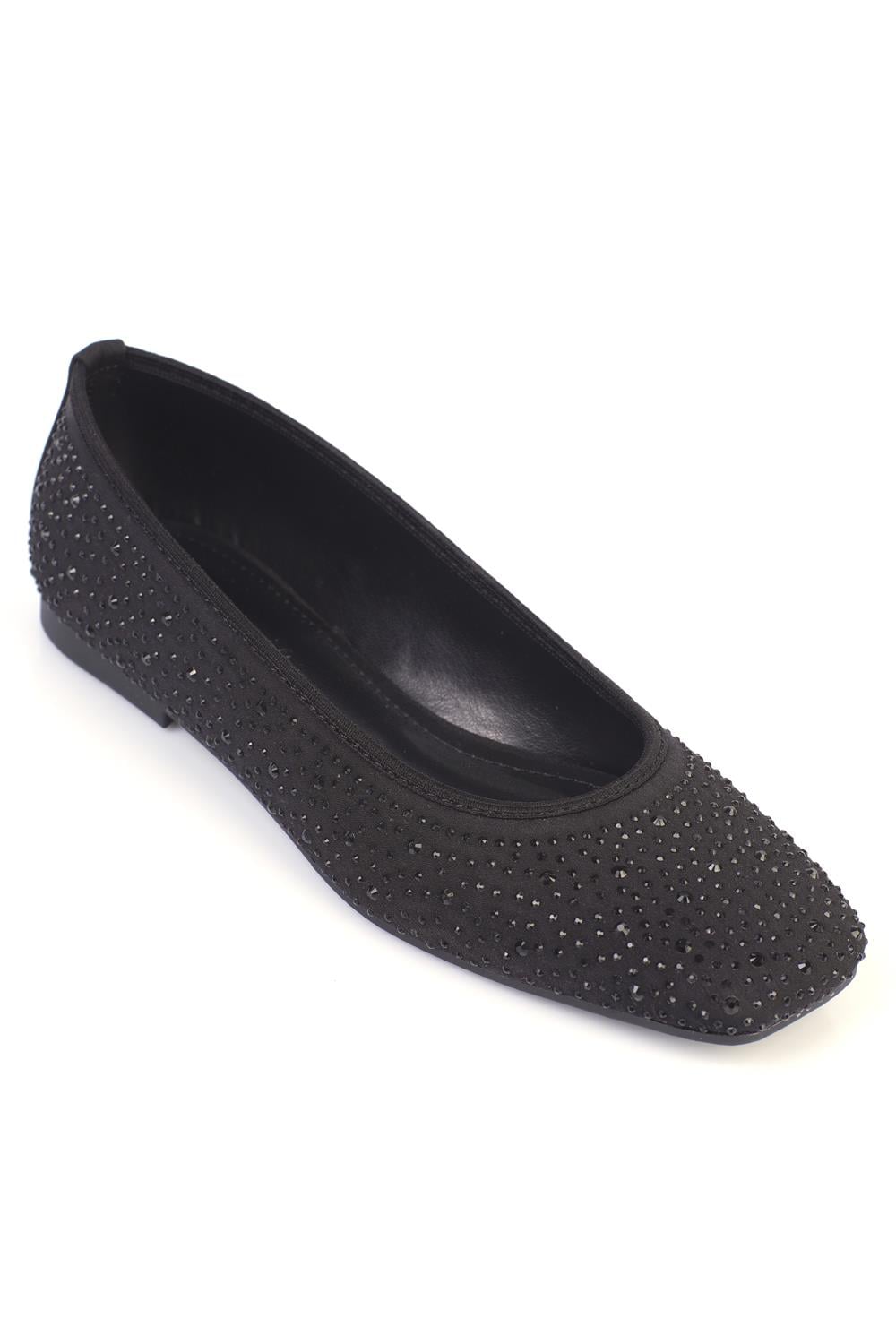 Capone Women Black Ballerinas