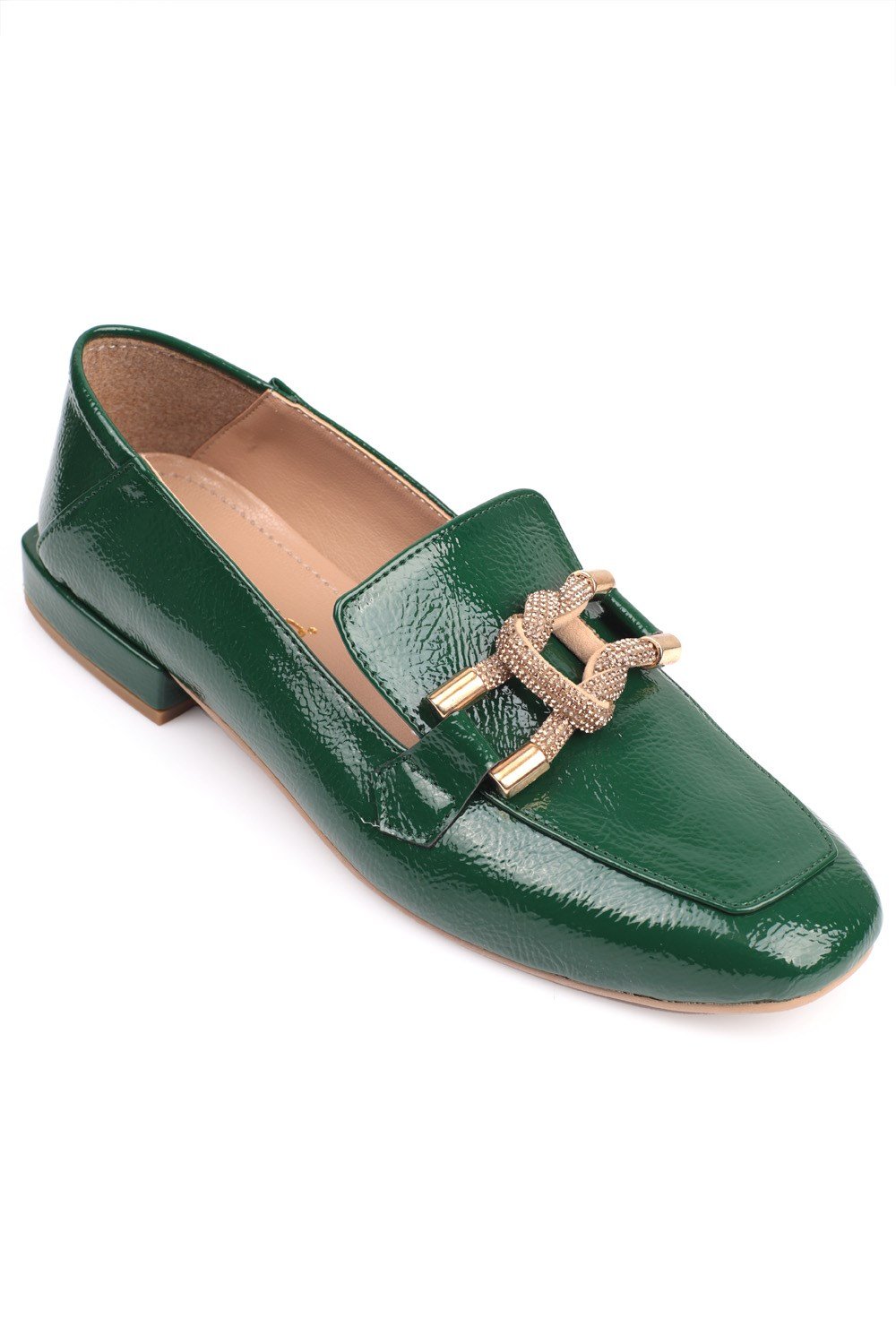 Green loafers best sale ladies