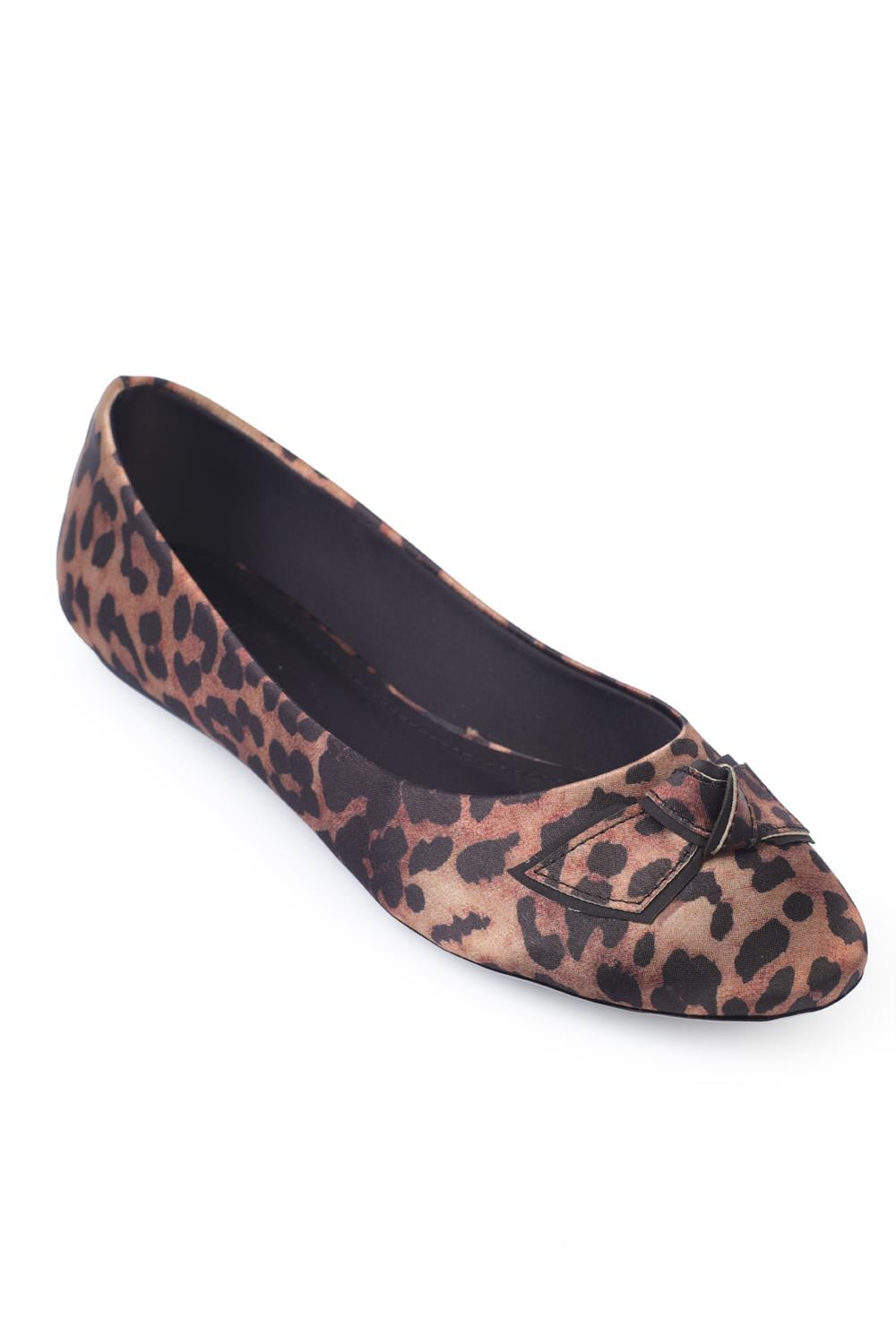 Capone Women Leopard Ballerinas