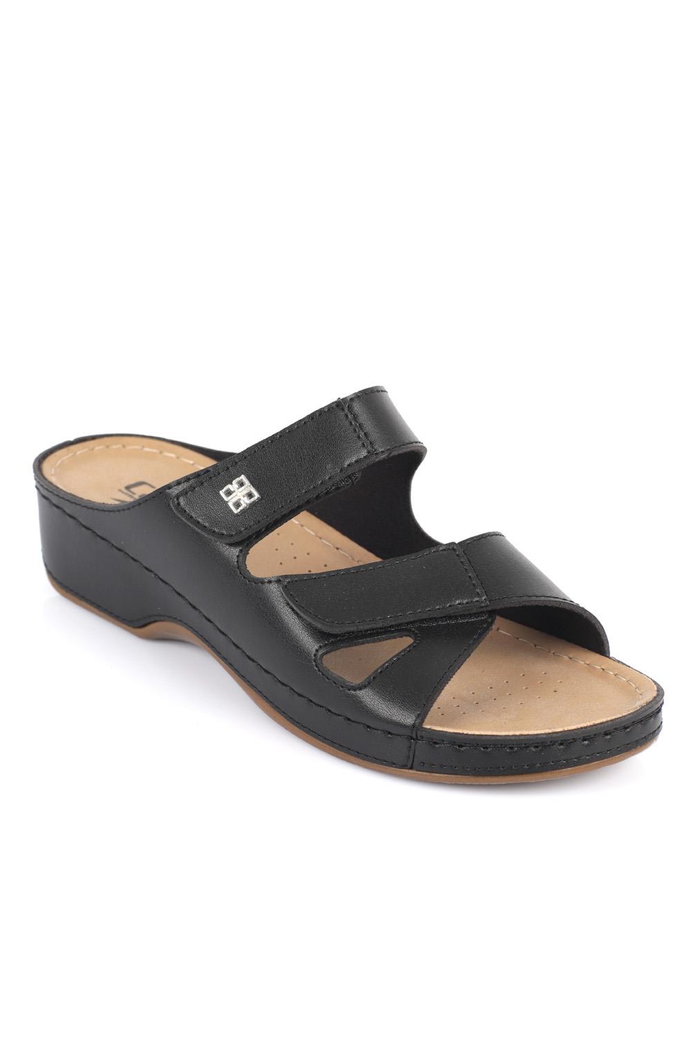 Capone Z0442 Women Black Comfort Anatomical Sandals