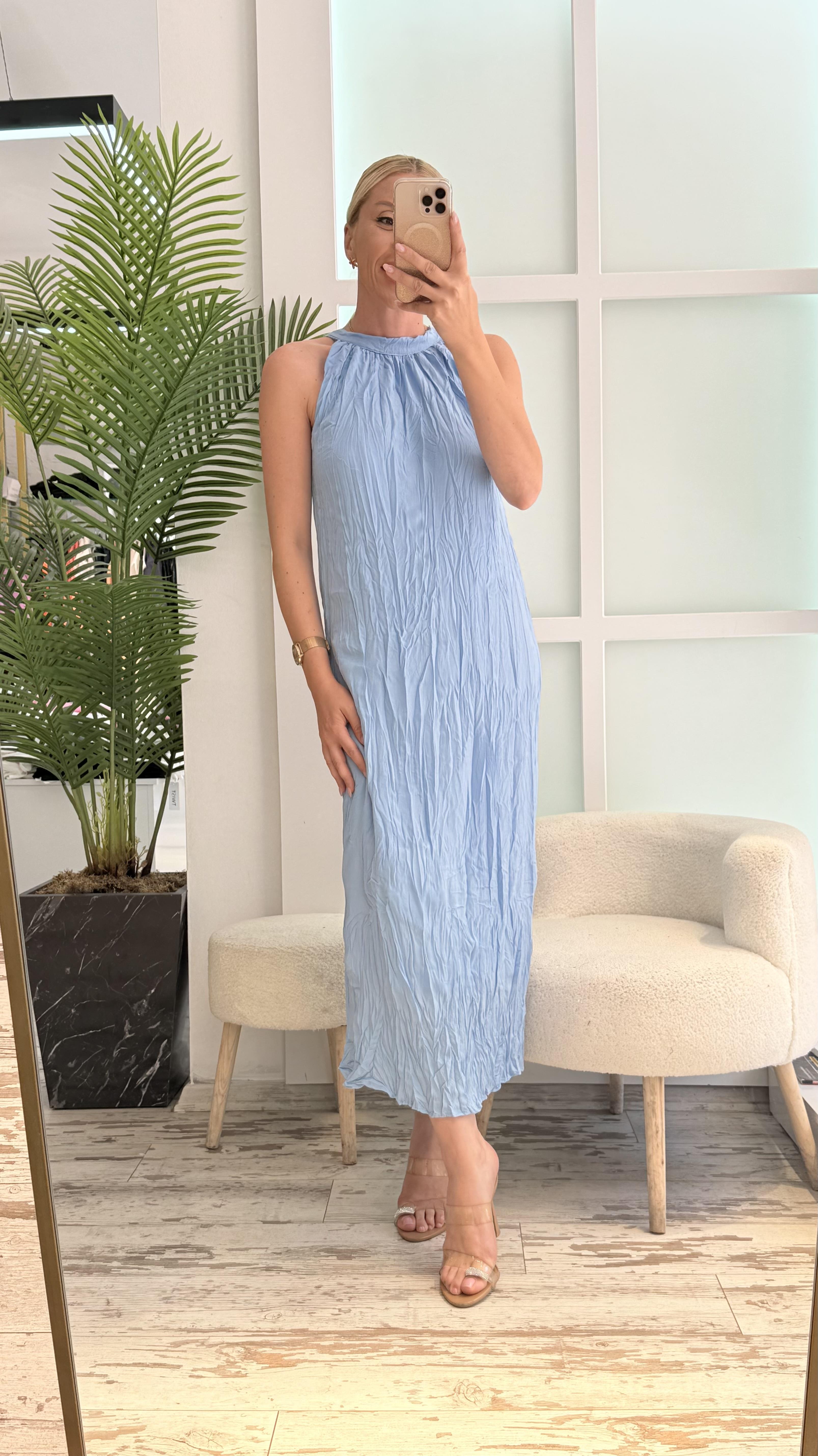 ADELLA MAVİ ELBİSE