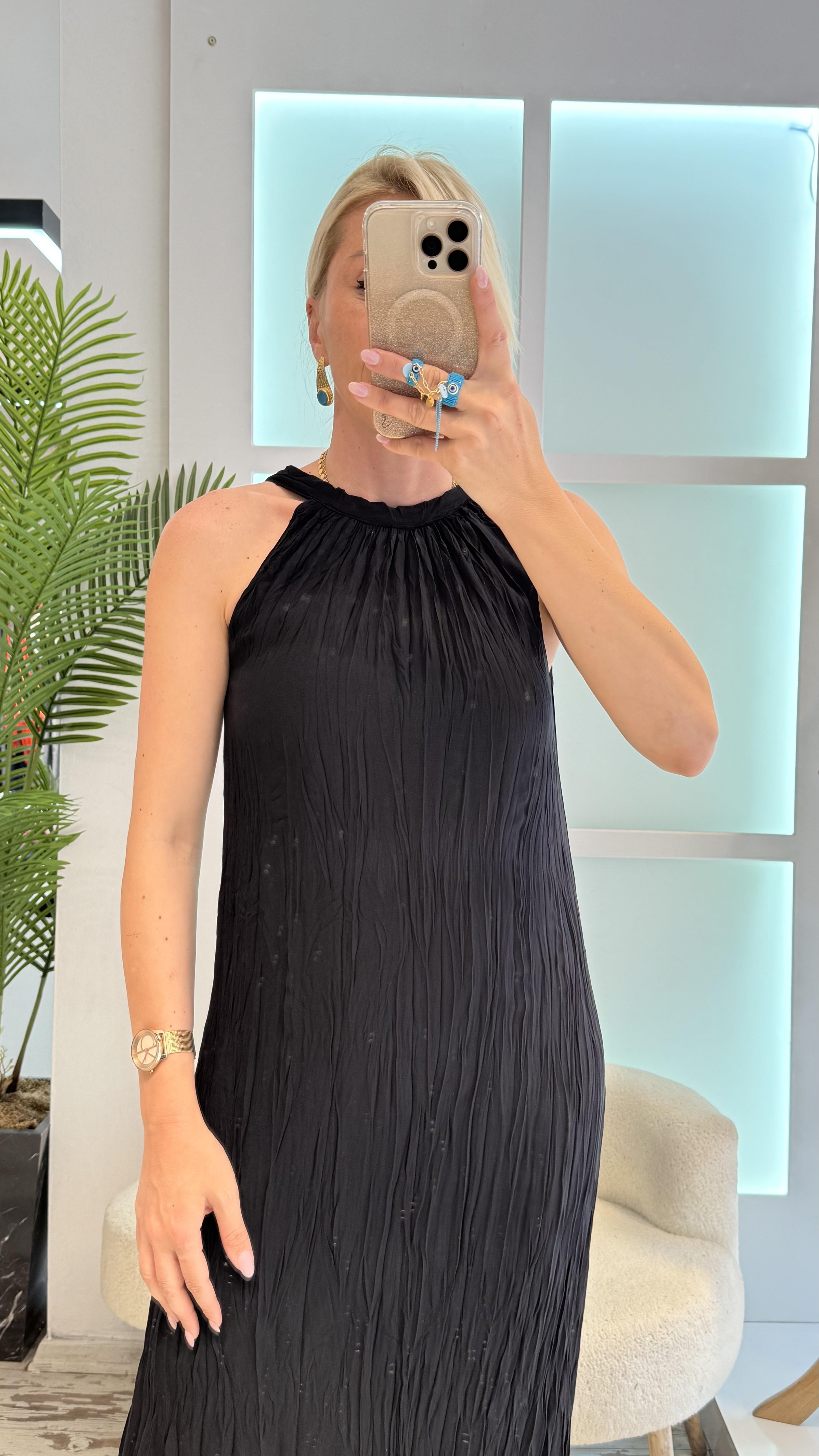 ADELLA SİYAH ELBİSE