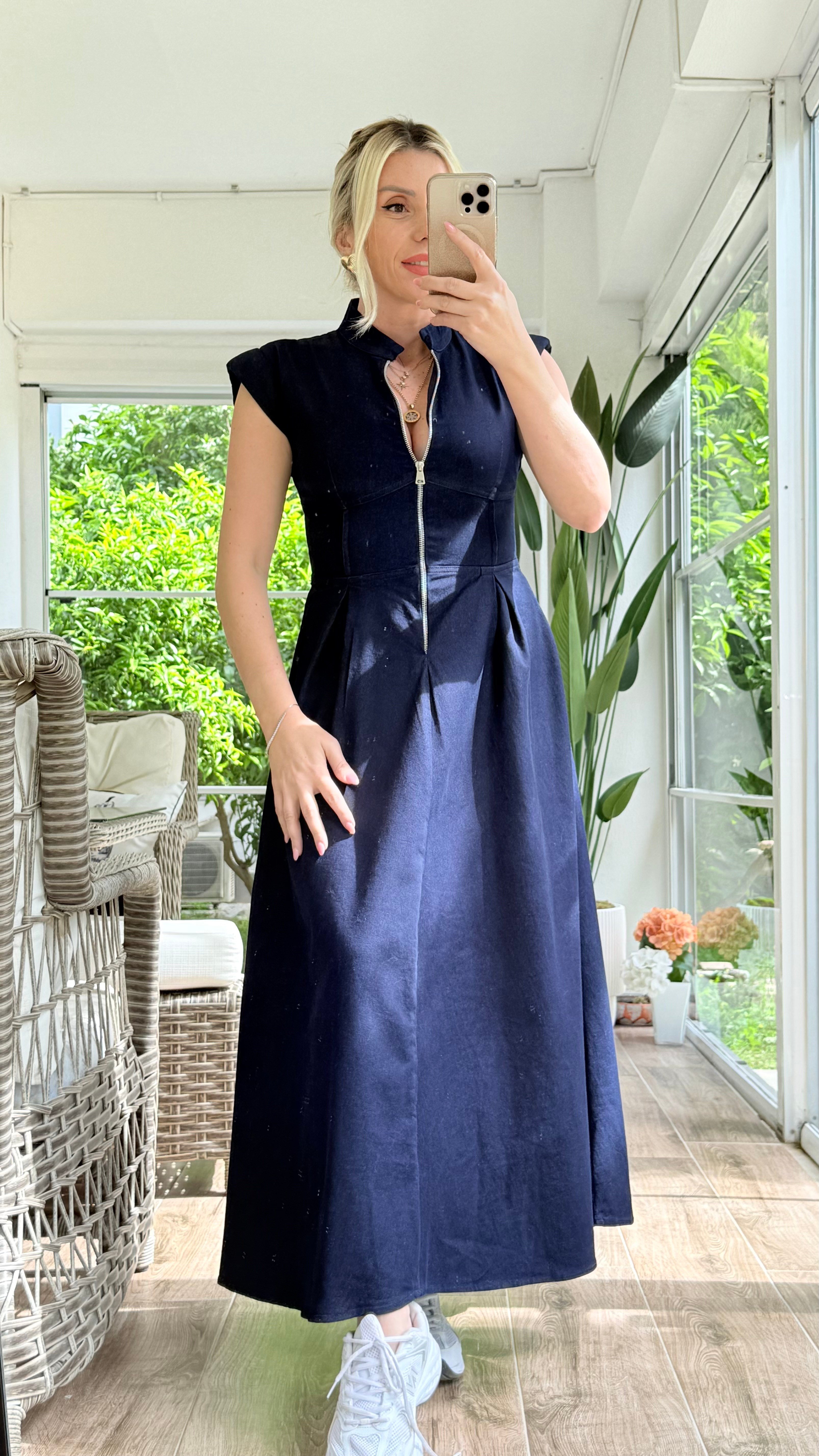 AMANDA KOYU KOT ELBİSE