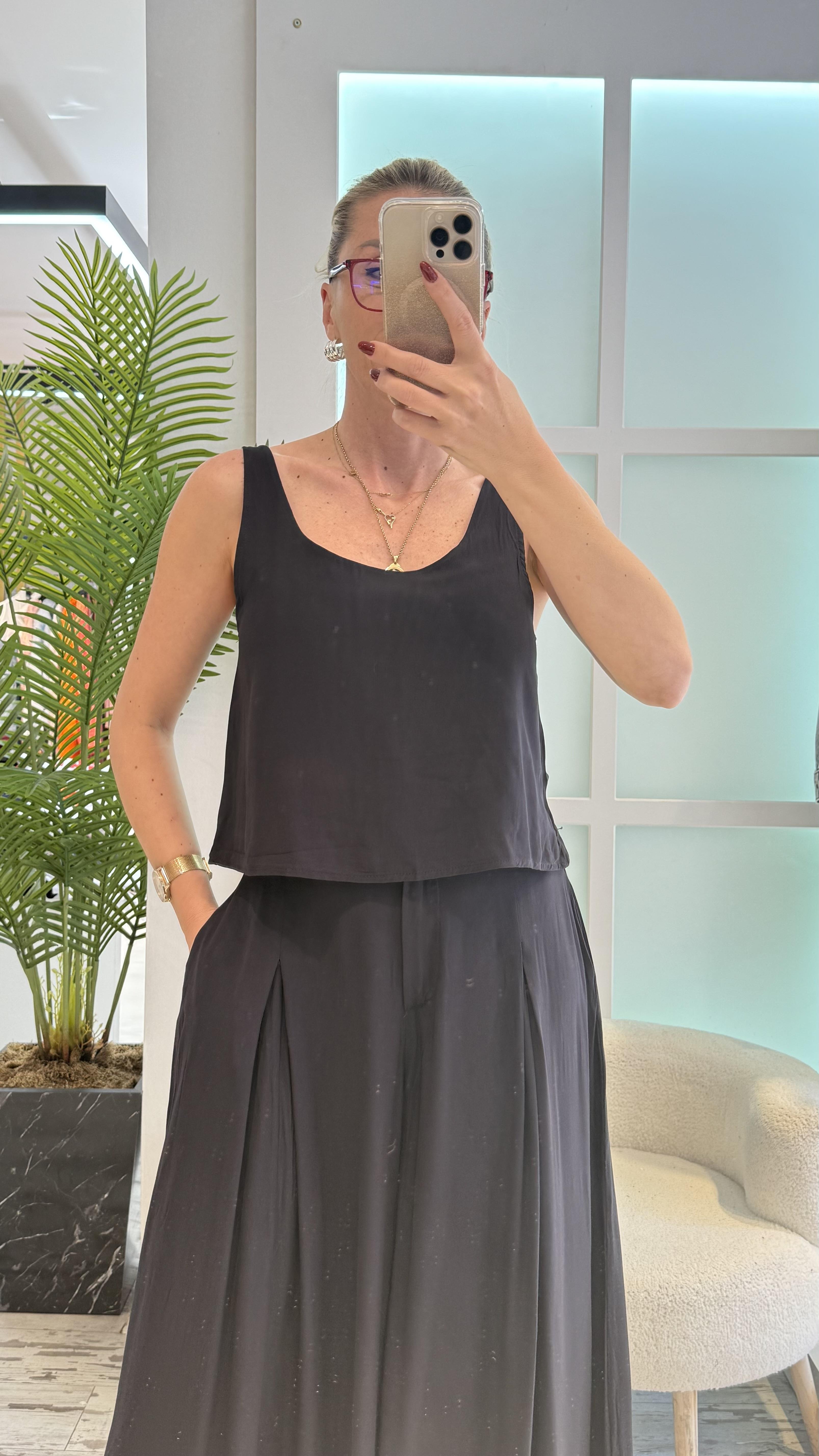 AQUA ANTRASİT PANTOLONLU TAKIM