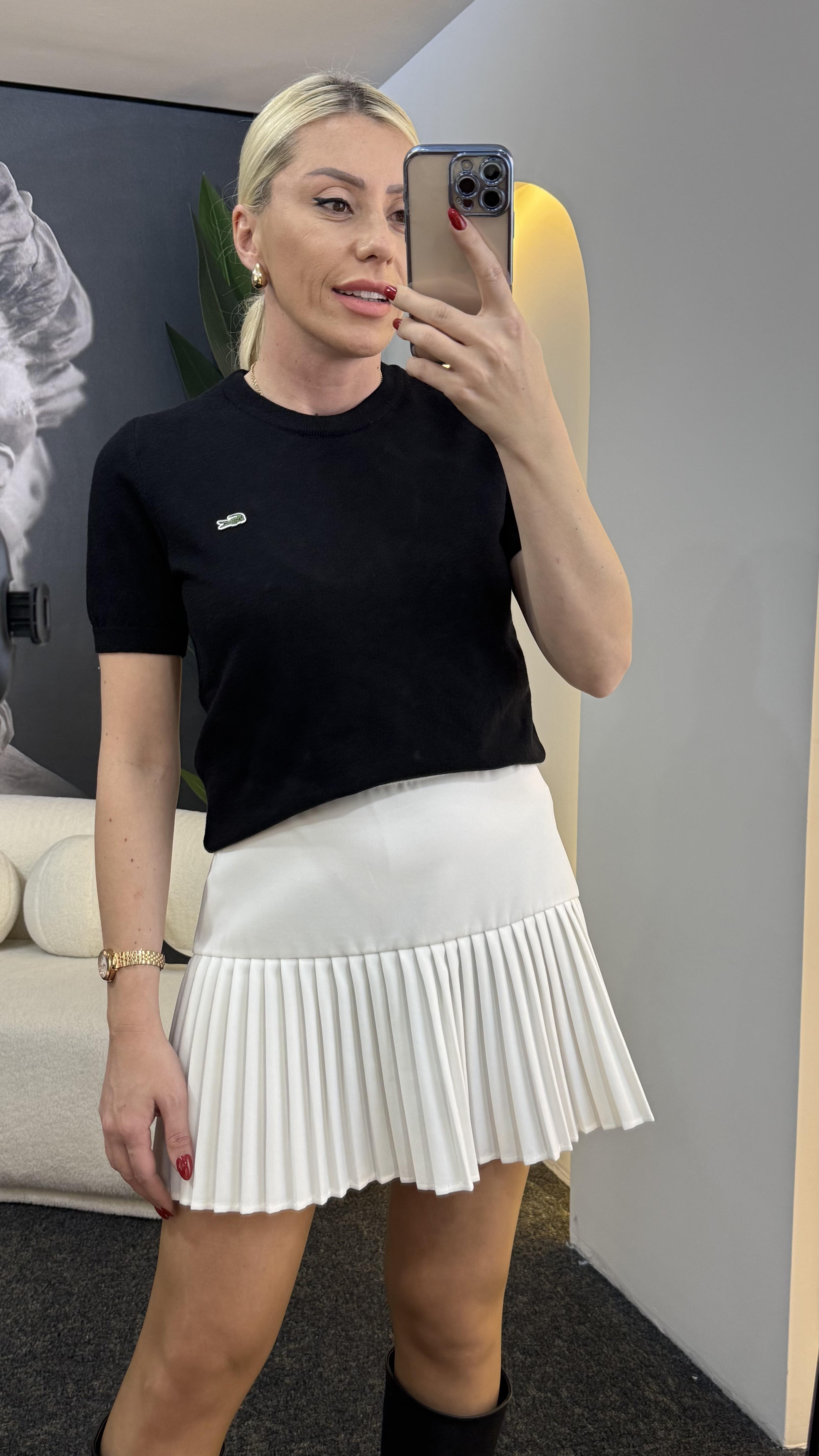 ARORA SİYAH YUMUŞAK DOKU TSHİRT